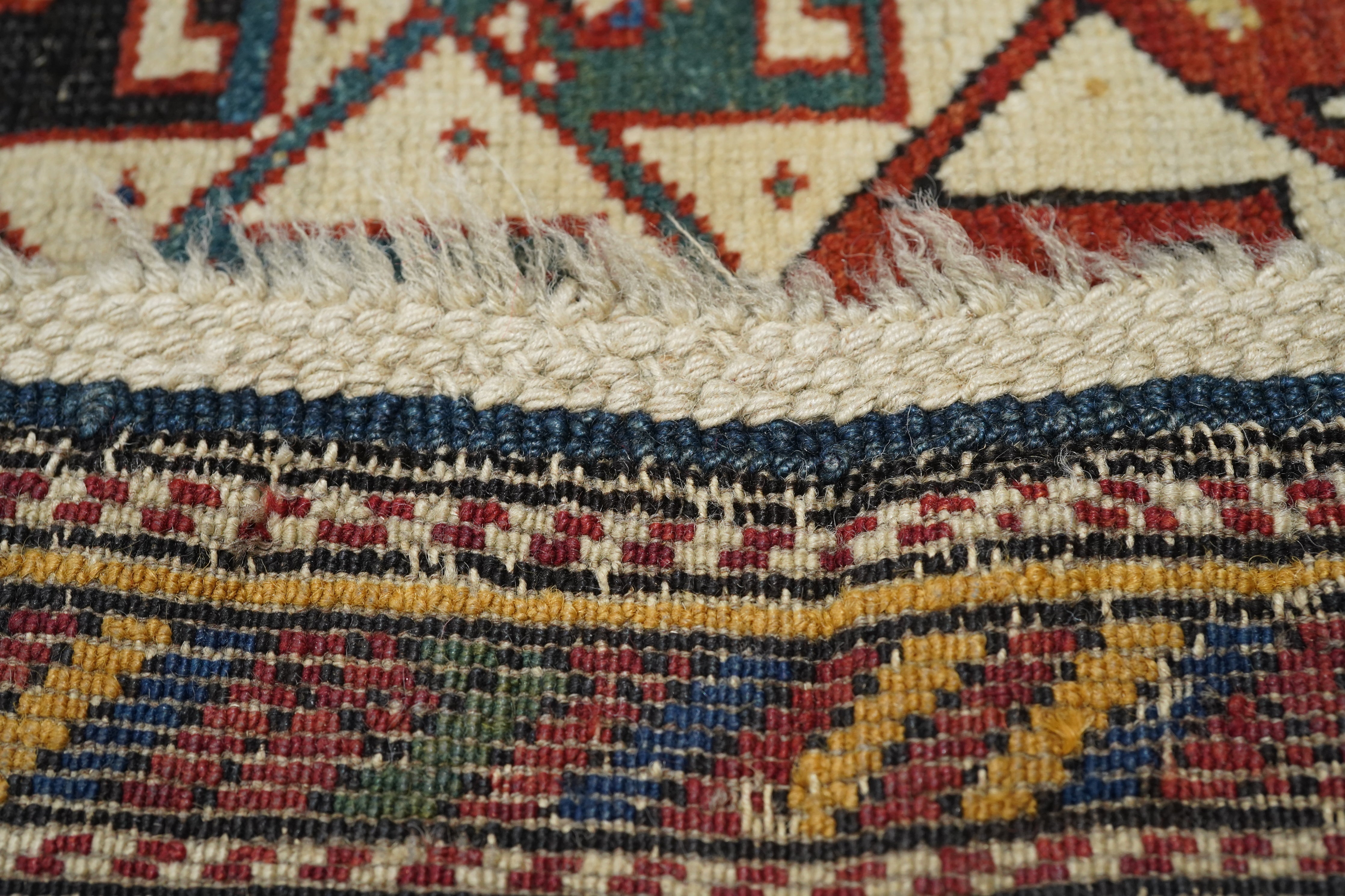 Antique Kuba Rug 3'5'' x 5'9''
