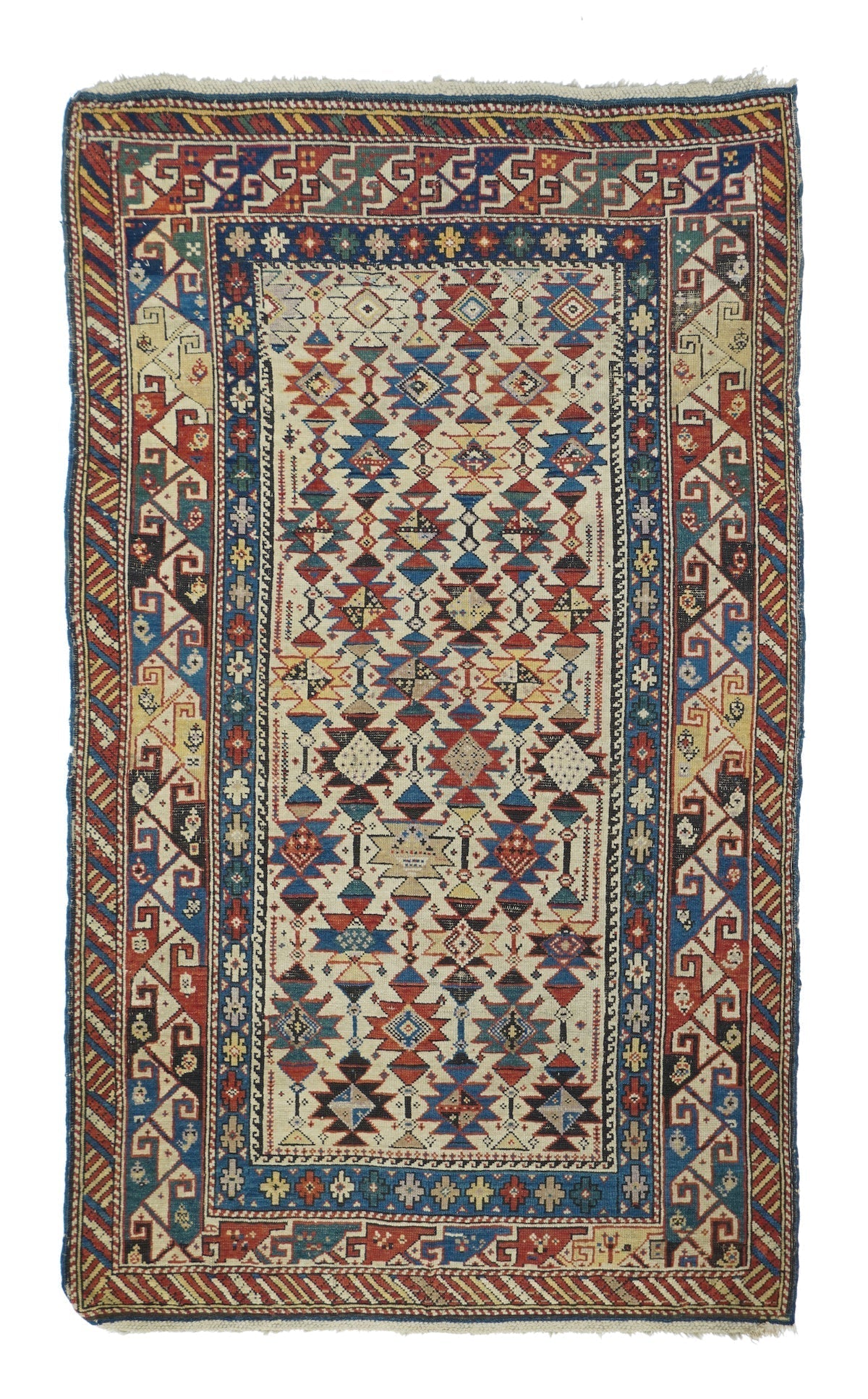 Antique Kuba Rug 3'5'' x 5'9''