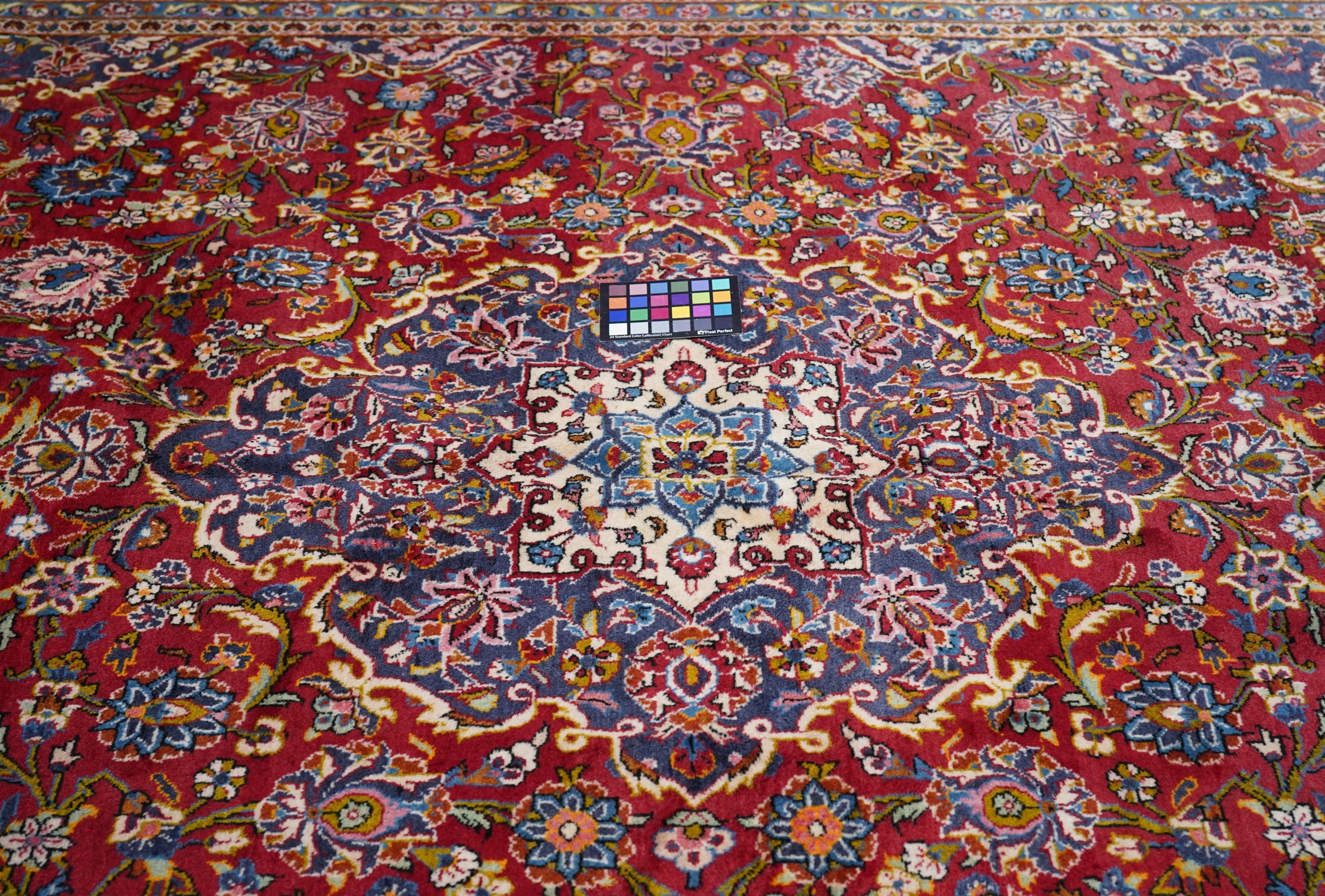 Vintage Kashan Rug 9'8'' x 13'5''