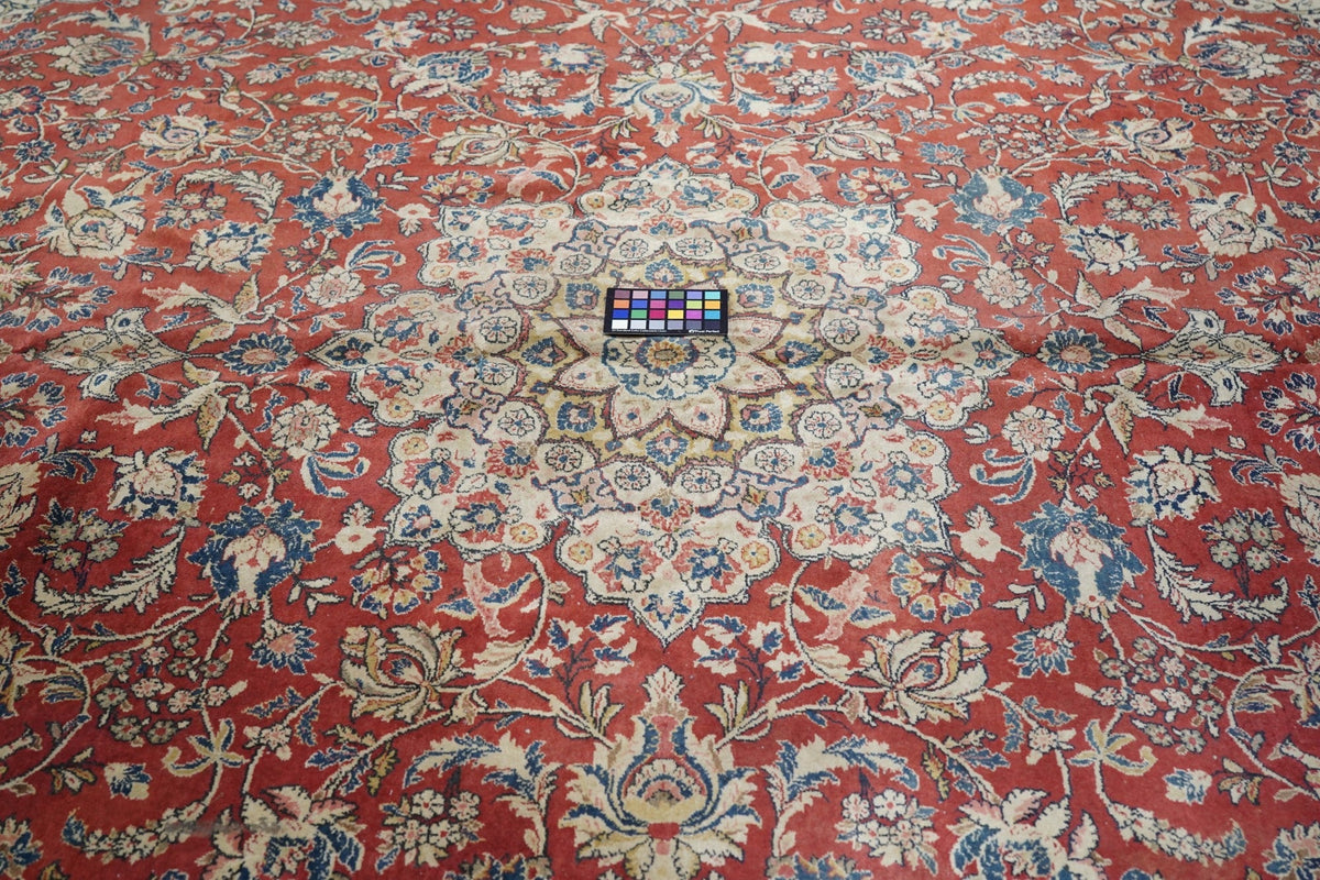Vintage Farahan Sarouk Rug 10'2'' x 12'10''