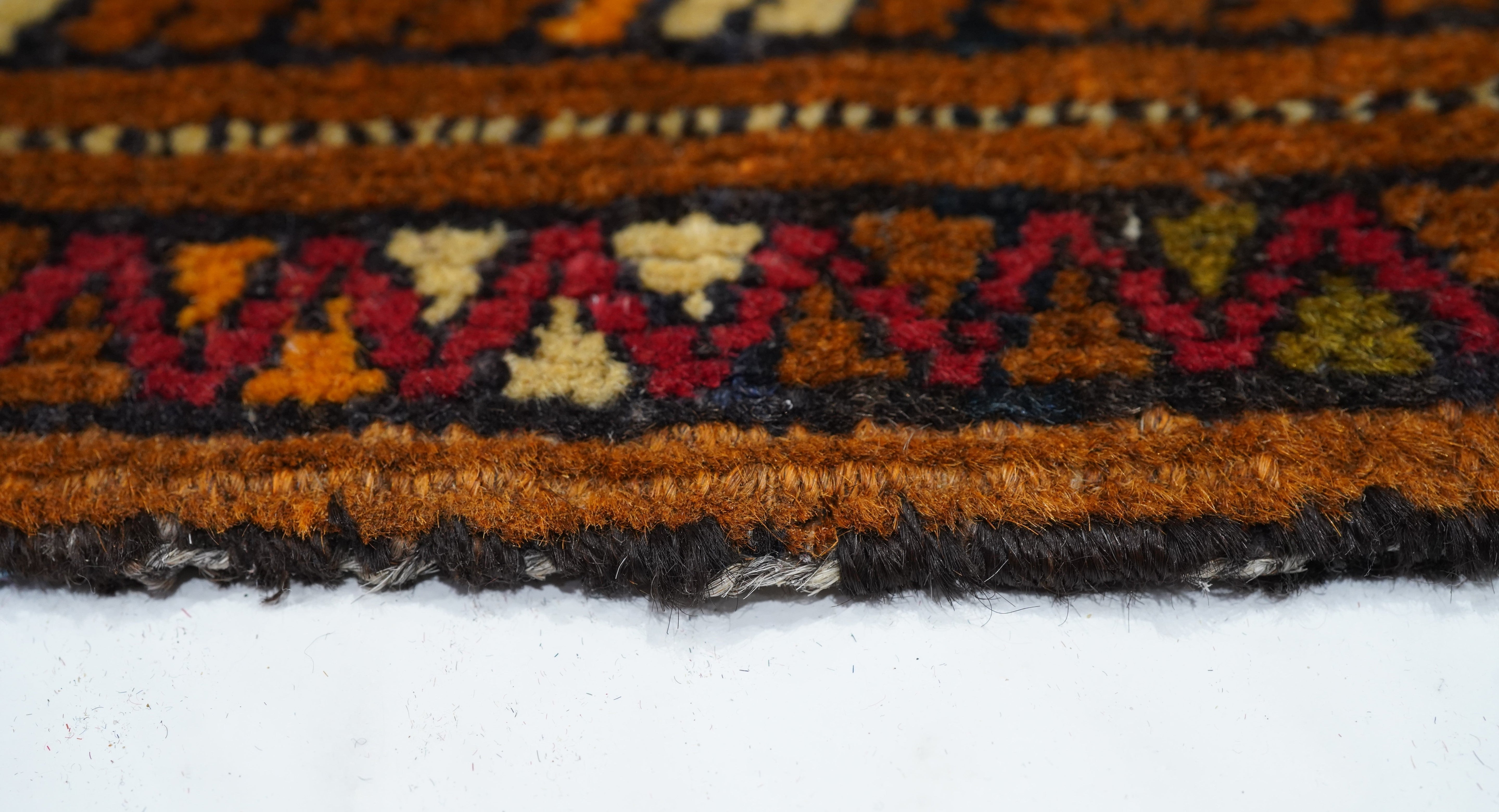 Vintage Afghan Rug 1'9'' x 2'1''