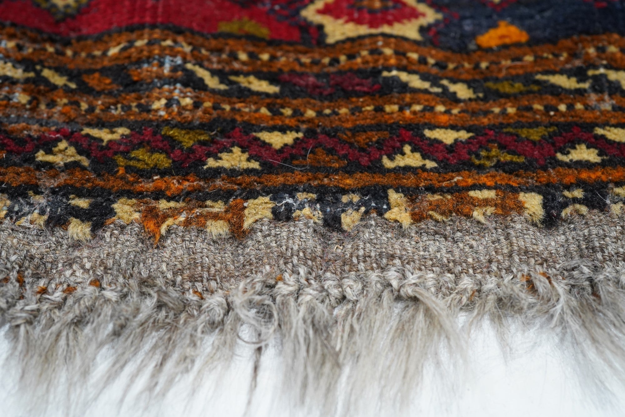 Vintage Afghan Rug 1'9'' x 2'1''