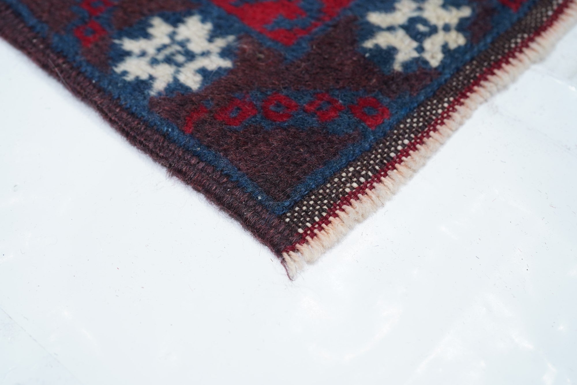 Vintage Afghan Rug 3'9'' x 6'0"
