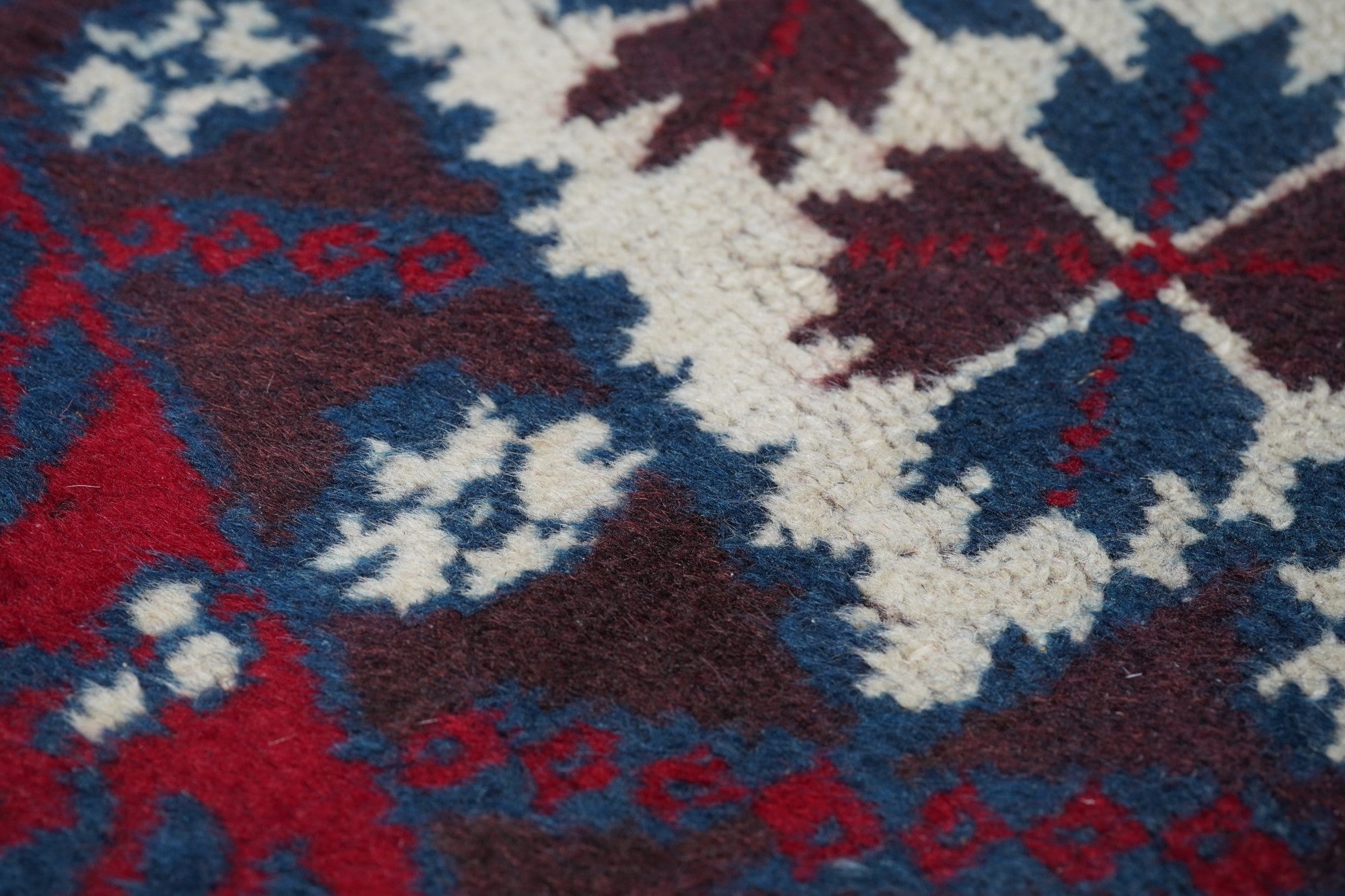 Vintage Afghan Rug 3'9'' x 6'0"
