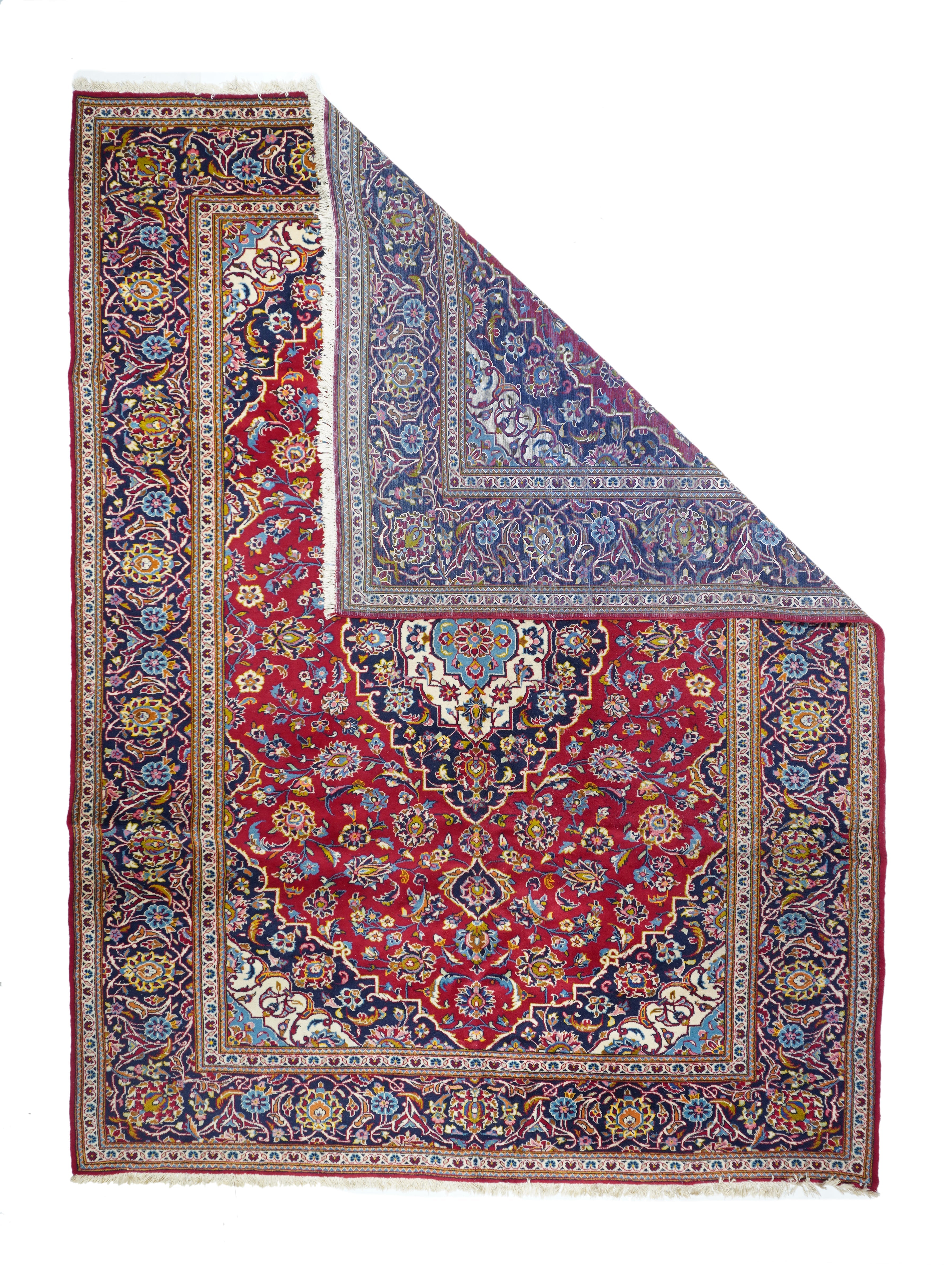 Vintage Kashan Rug 8'0" x 11'4''