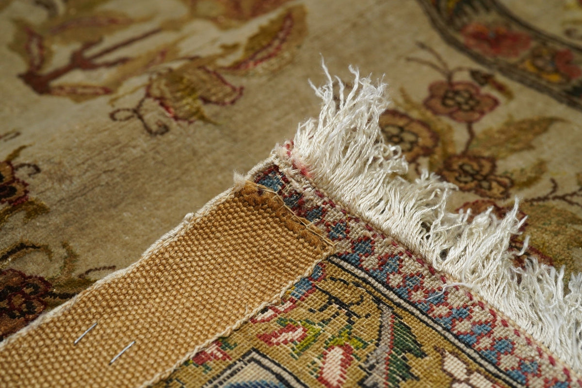 Extremely Fine Tehran Wool & silk Rug 4'4'' x 7'4''