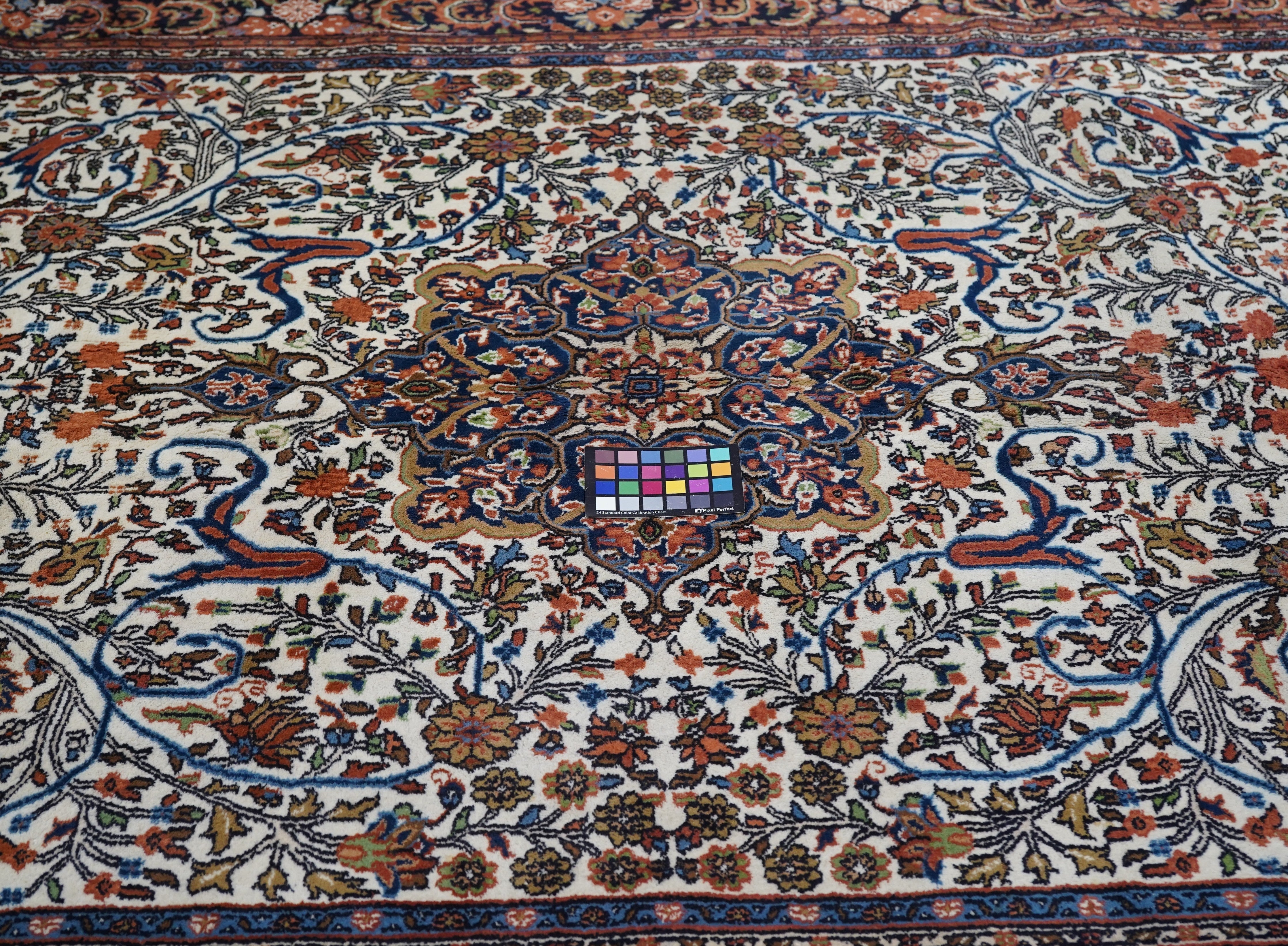 Indian Kashan Rug 6'4'' x 9'10''