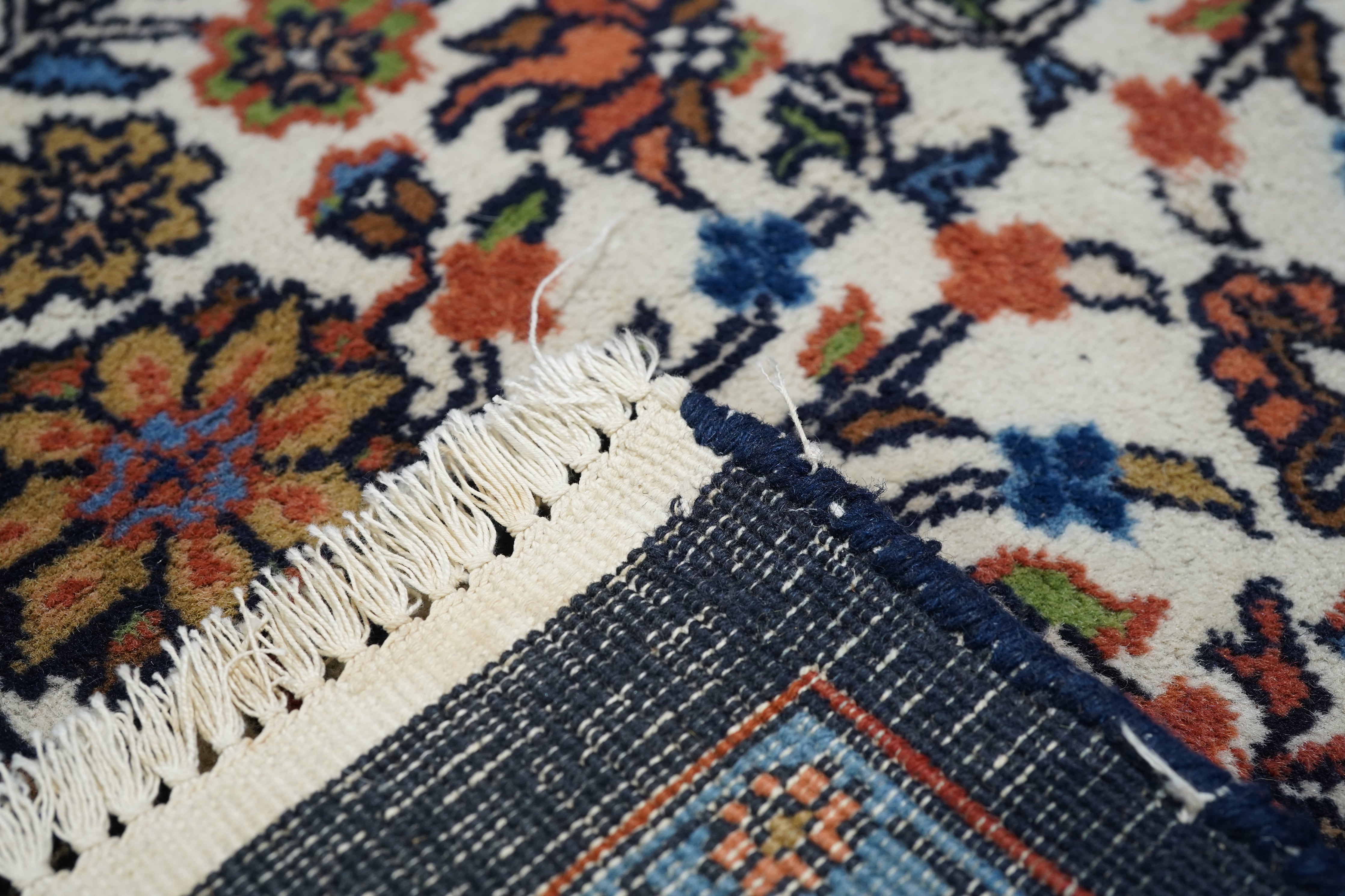 Indian Kashan Rug 6'4'' x 9'10''