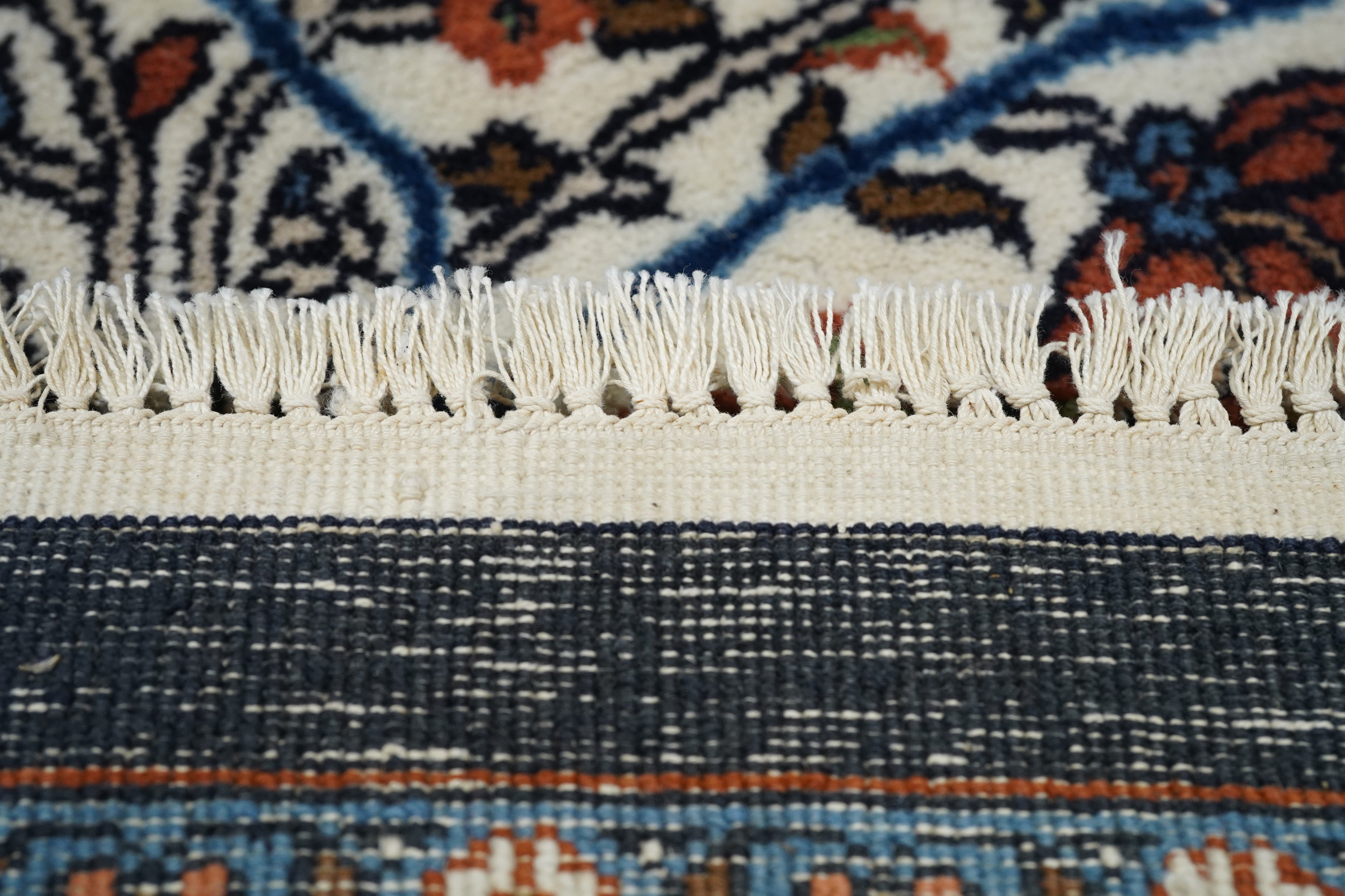Indian Kashan Rug 6'4'' x 9'10''