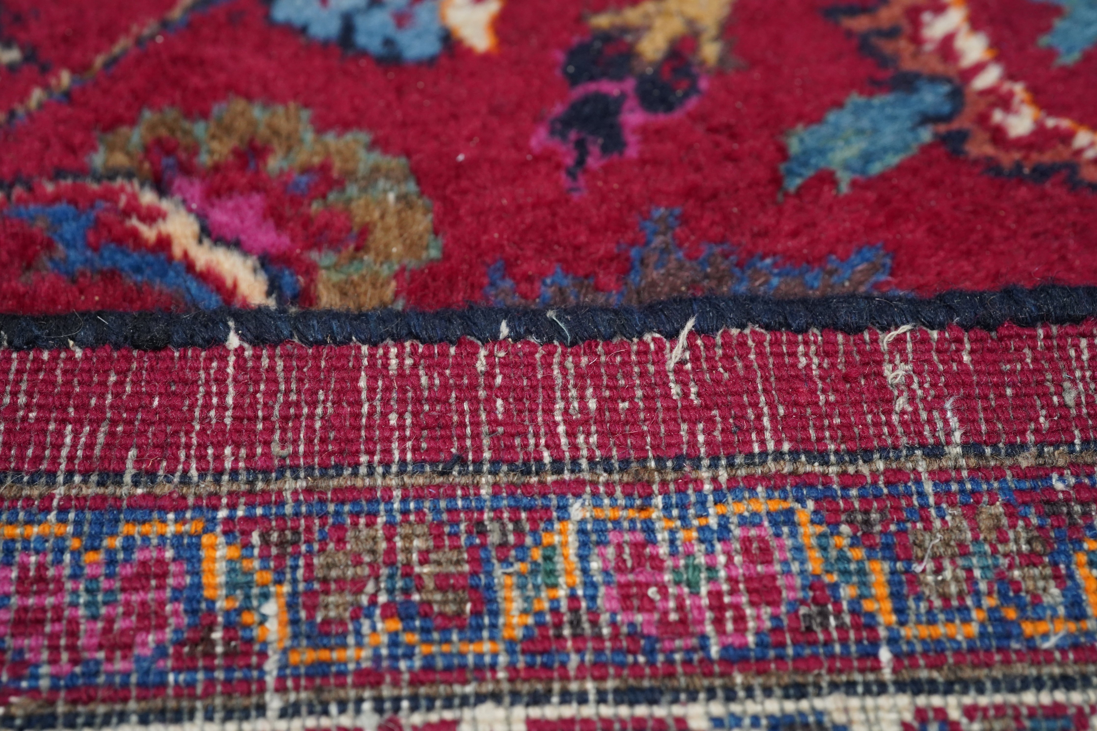 Vintage Mashad Signed Rug 6'11'' x 10'4''