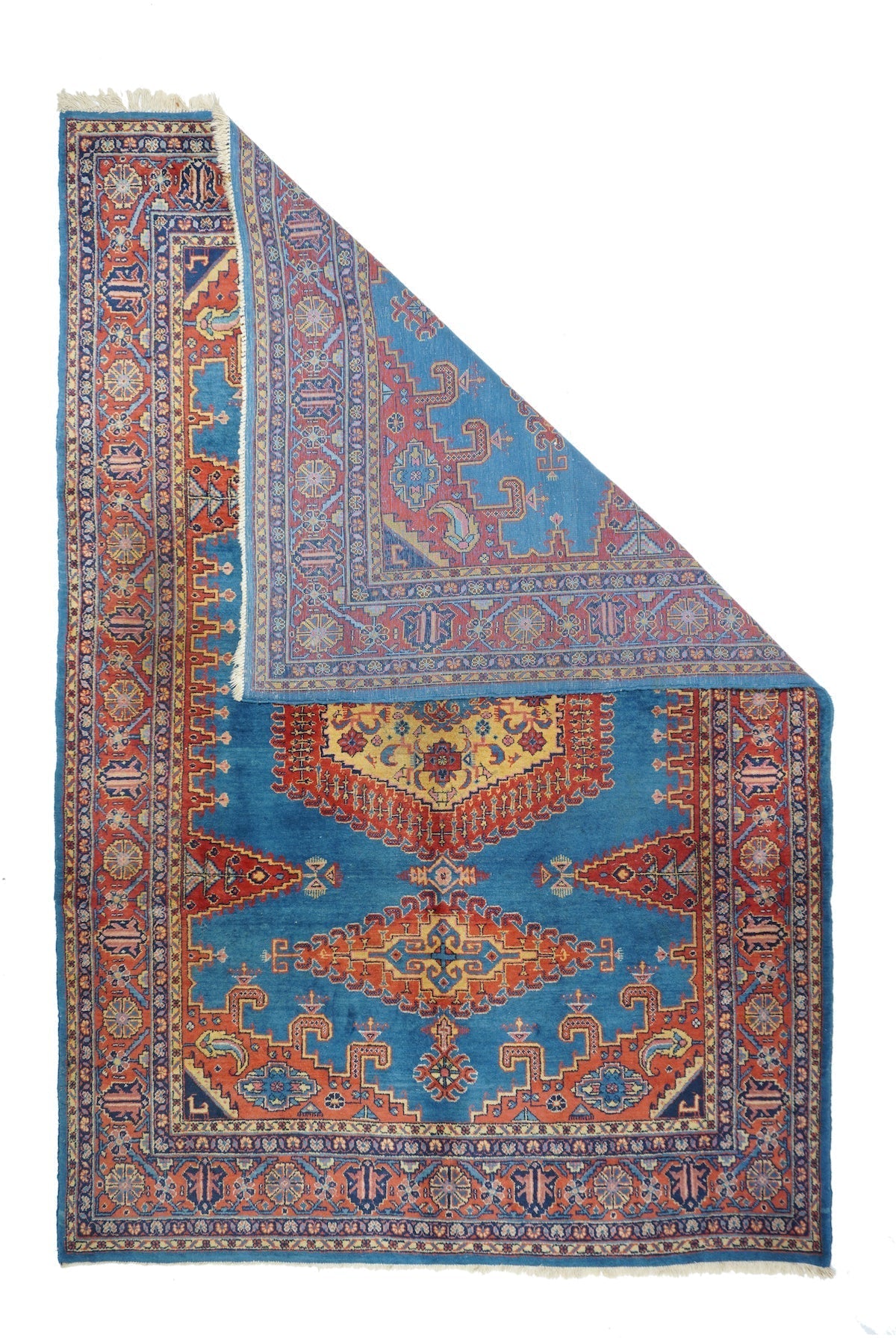 Vintage Sarouk Rug 7'1'' x 10'6''