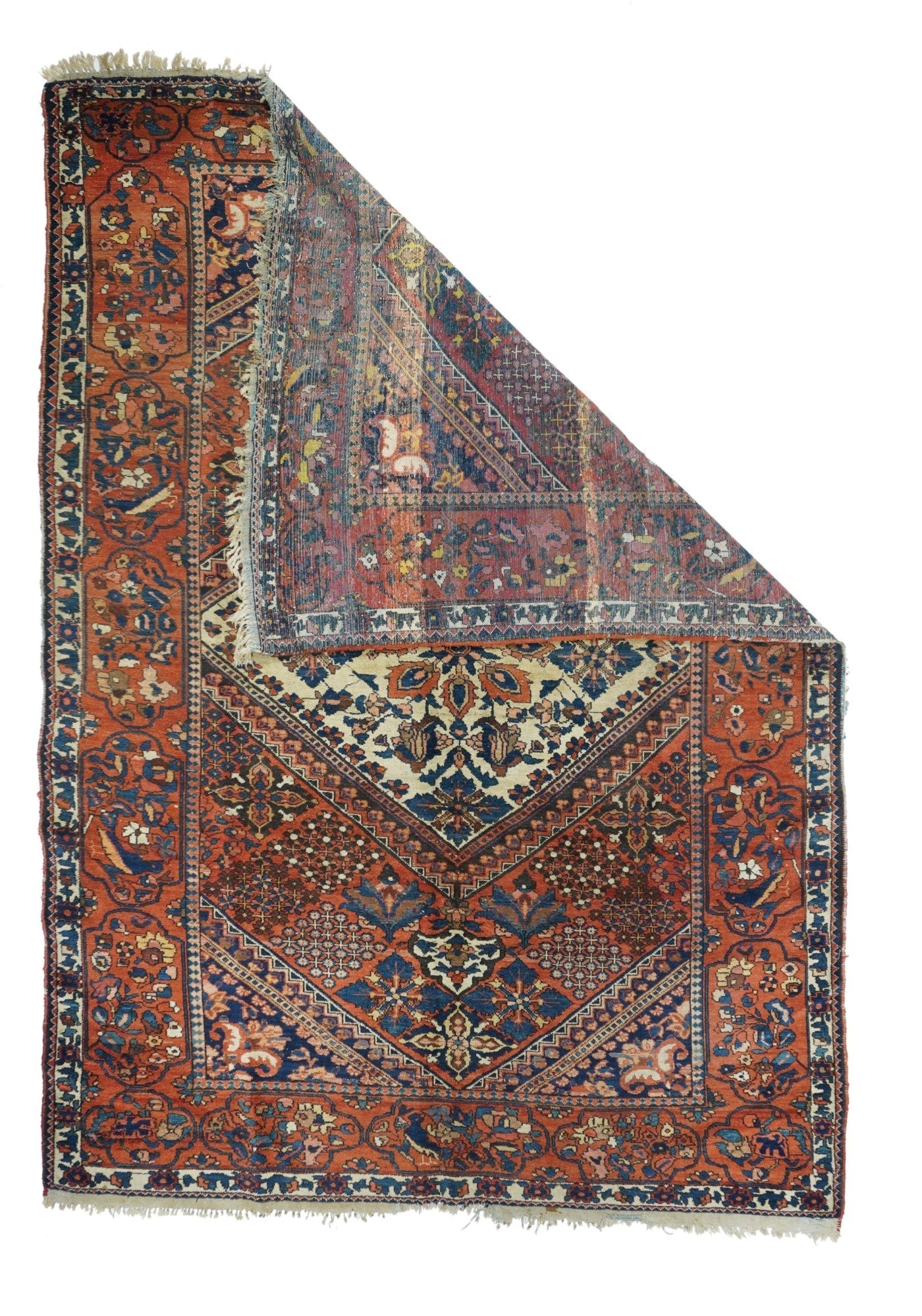 Antique Bakhtiari Rug 6'4'' x 9'6''