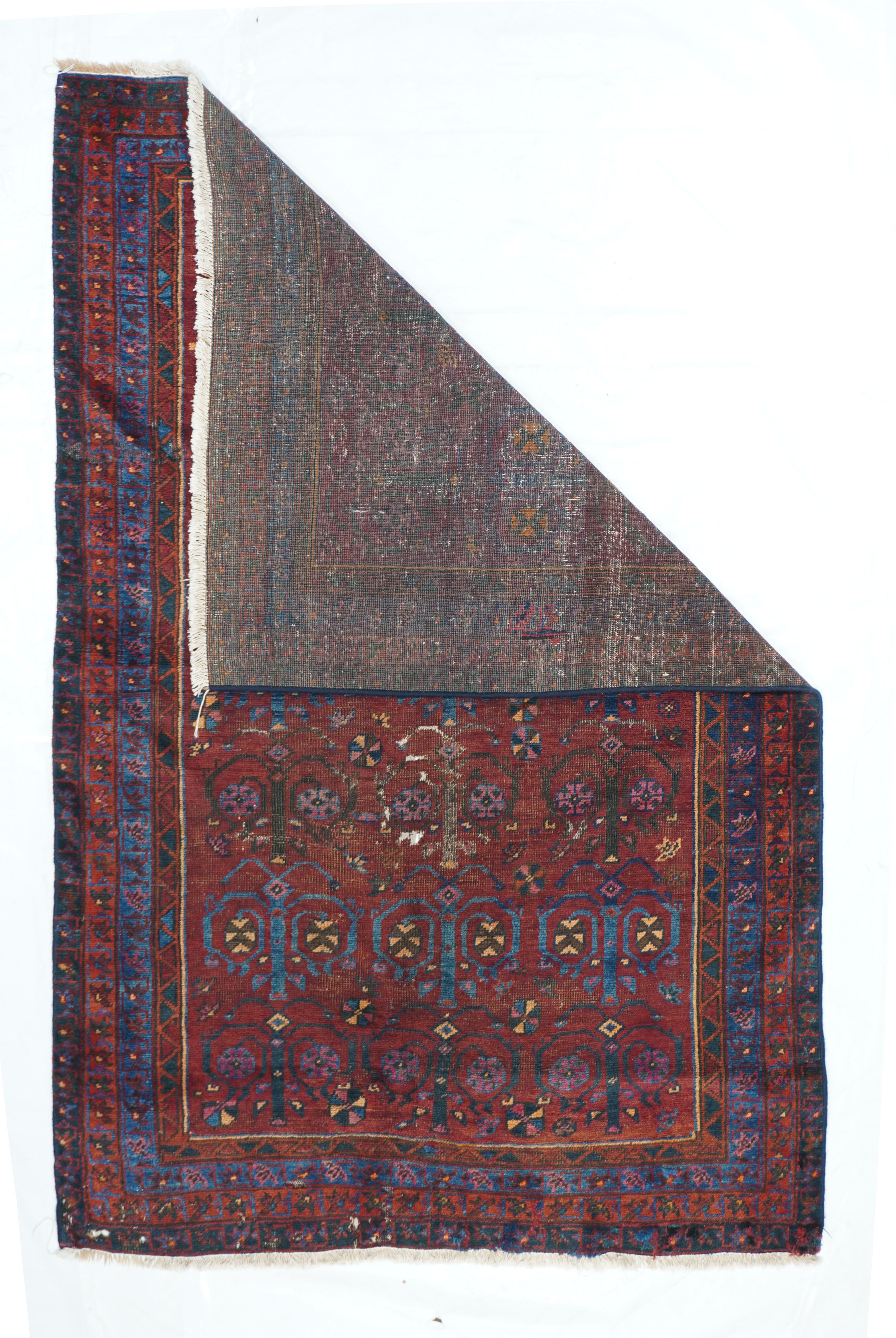Vintage Baluch Rug 3'7'' x 5'6''