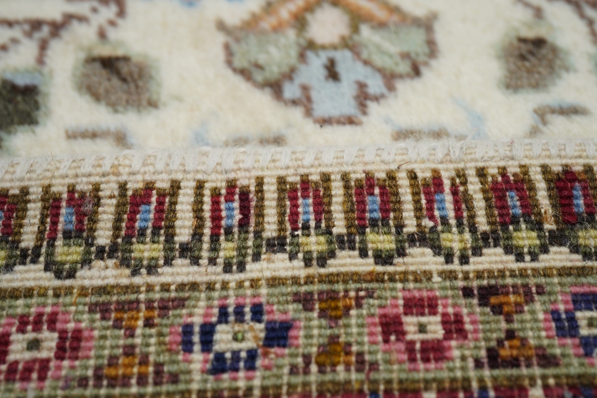 Vintage Tabriz Rug 6'7'' x 7'9''