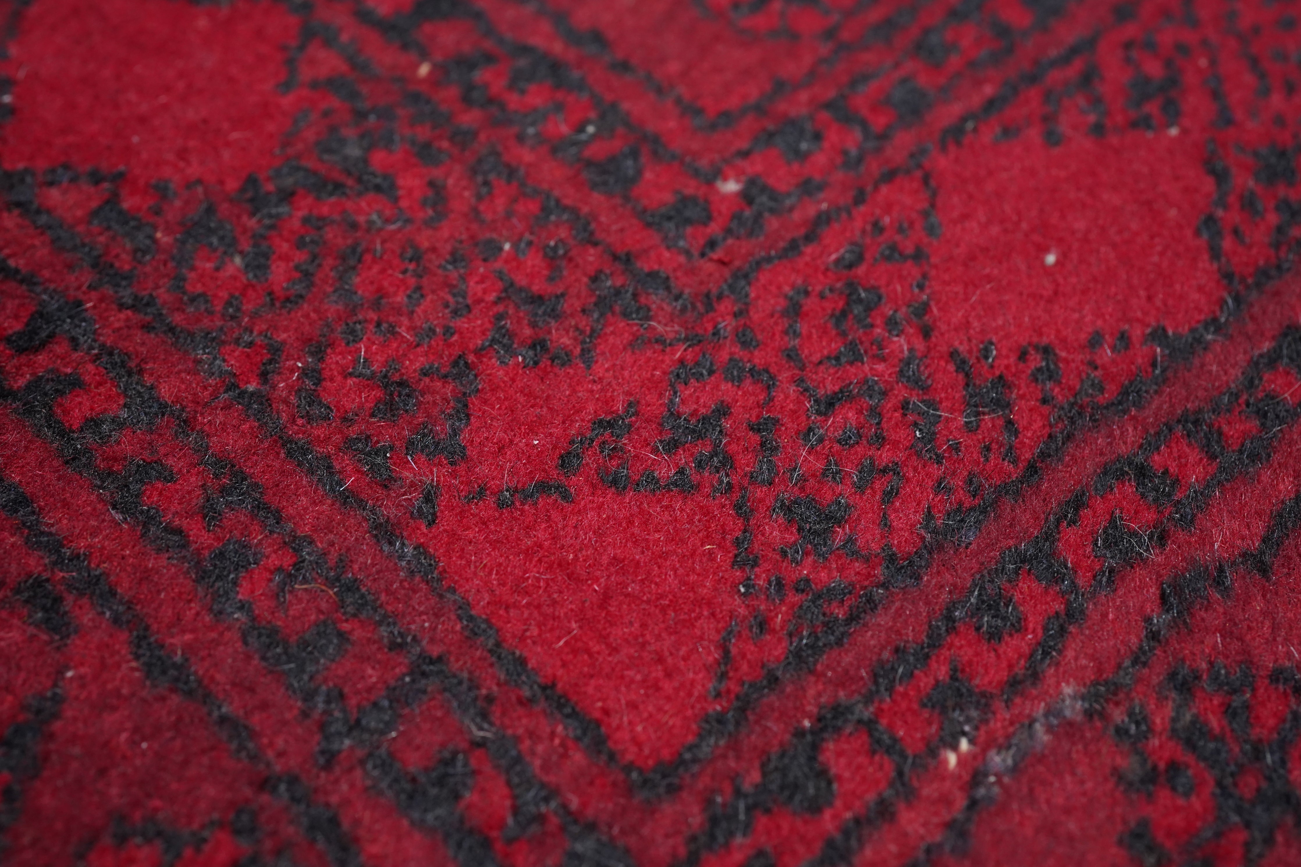 Vintage Turkmen Rug 6'8'' x 9'4''