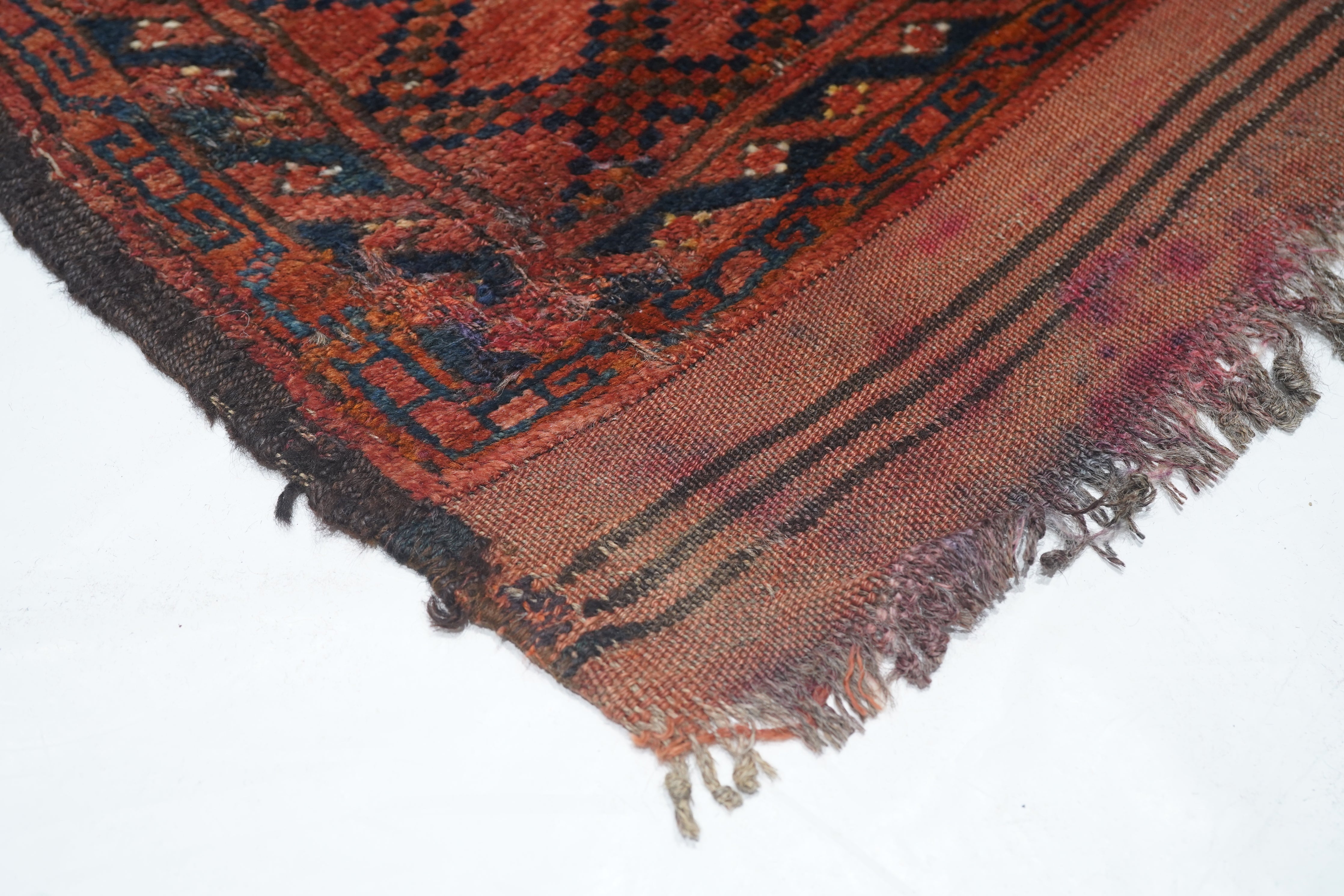 Vintage Bokara Rug 7'8'' x 9'9''