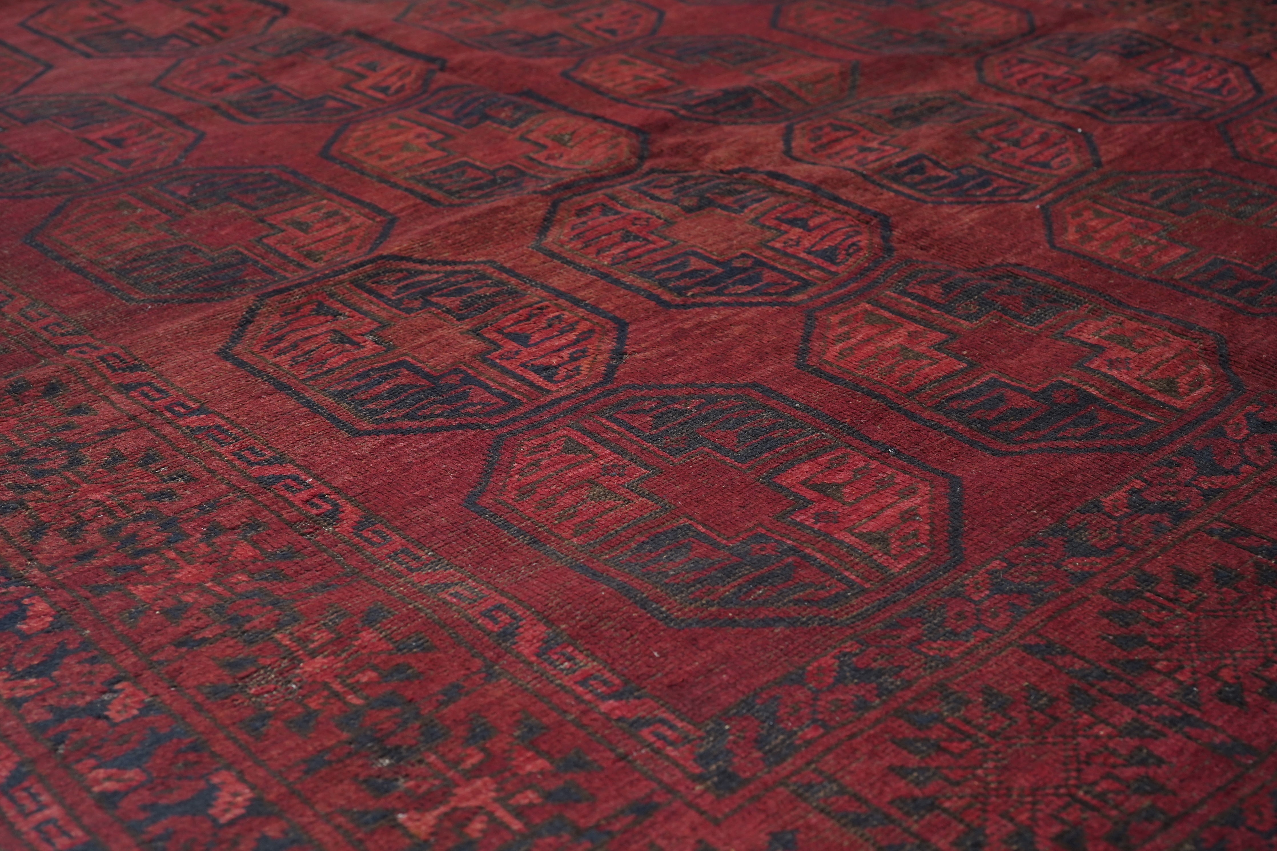 Vintage Bokara Rug 6'8'' x 9'8''