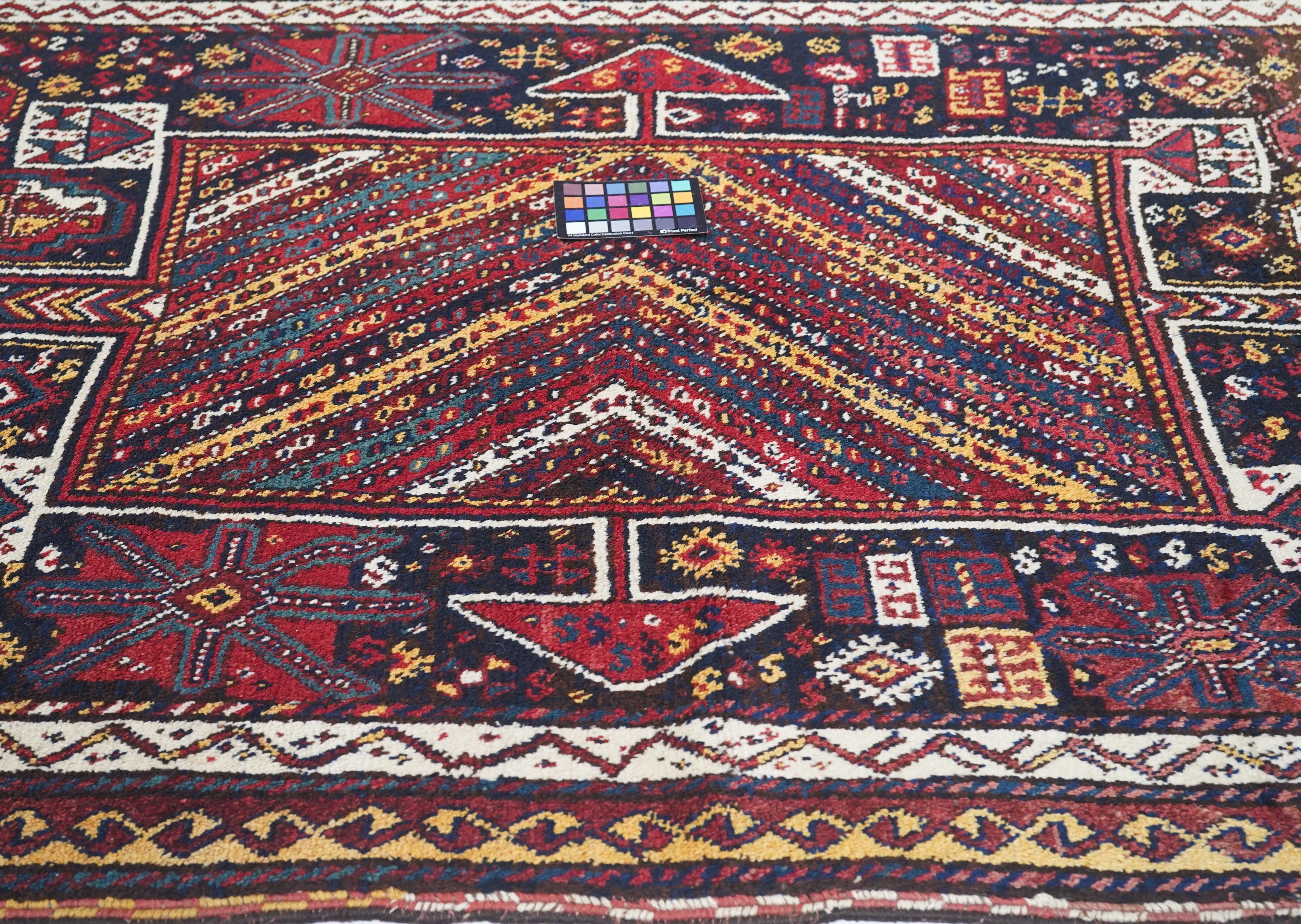 Antique Qashqai Shiraz Rug 4'8'' x 7'0"