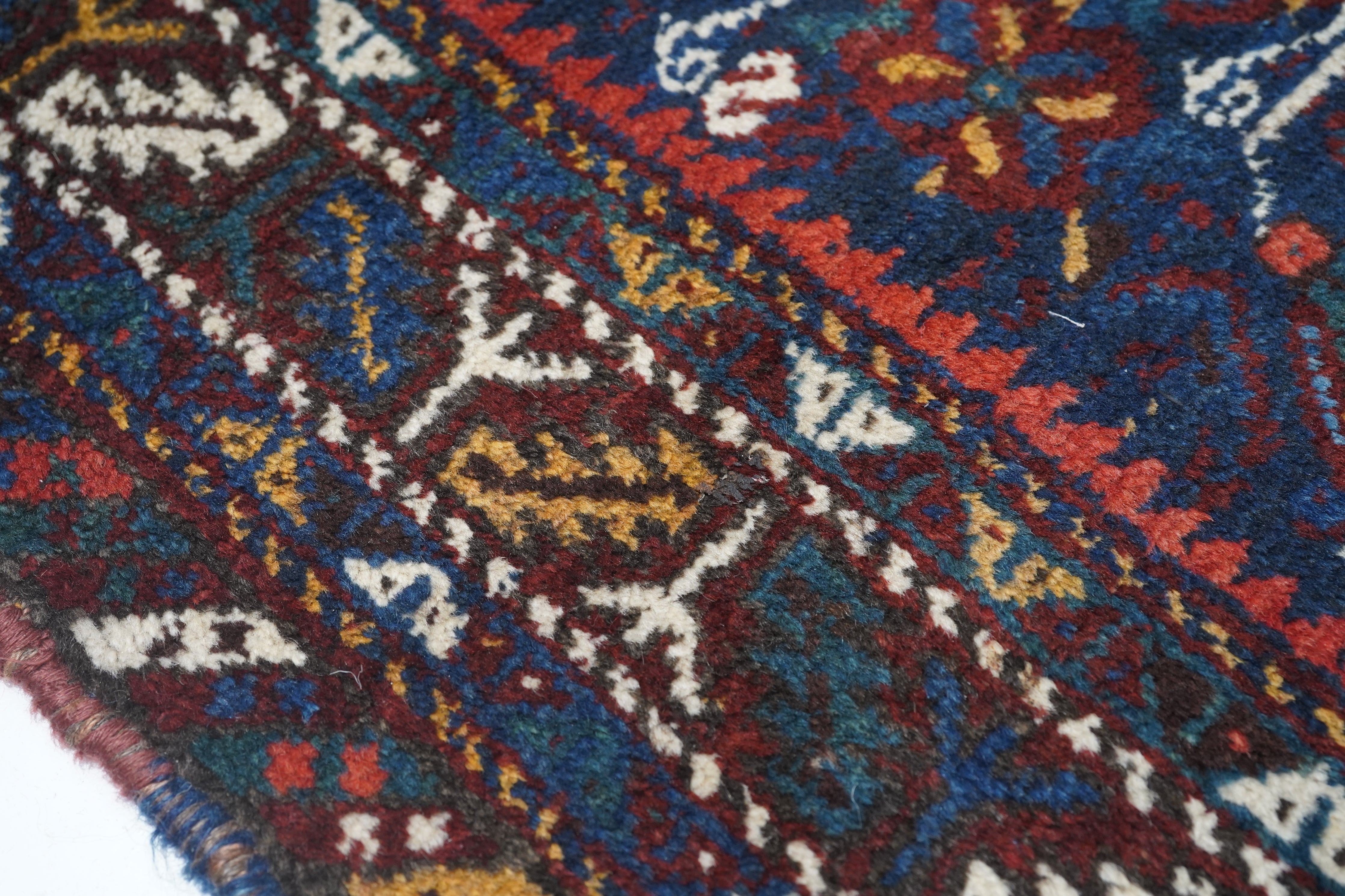 Antique Qashqai Shiraz Rug 5'5'' x 7'1''