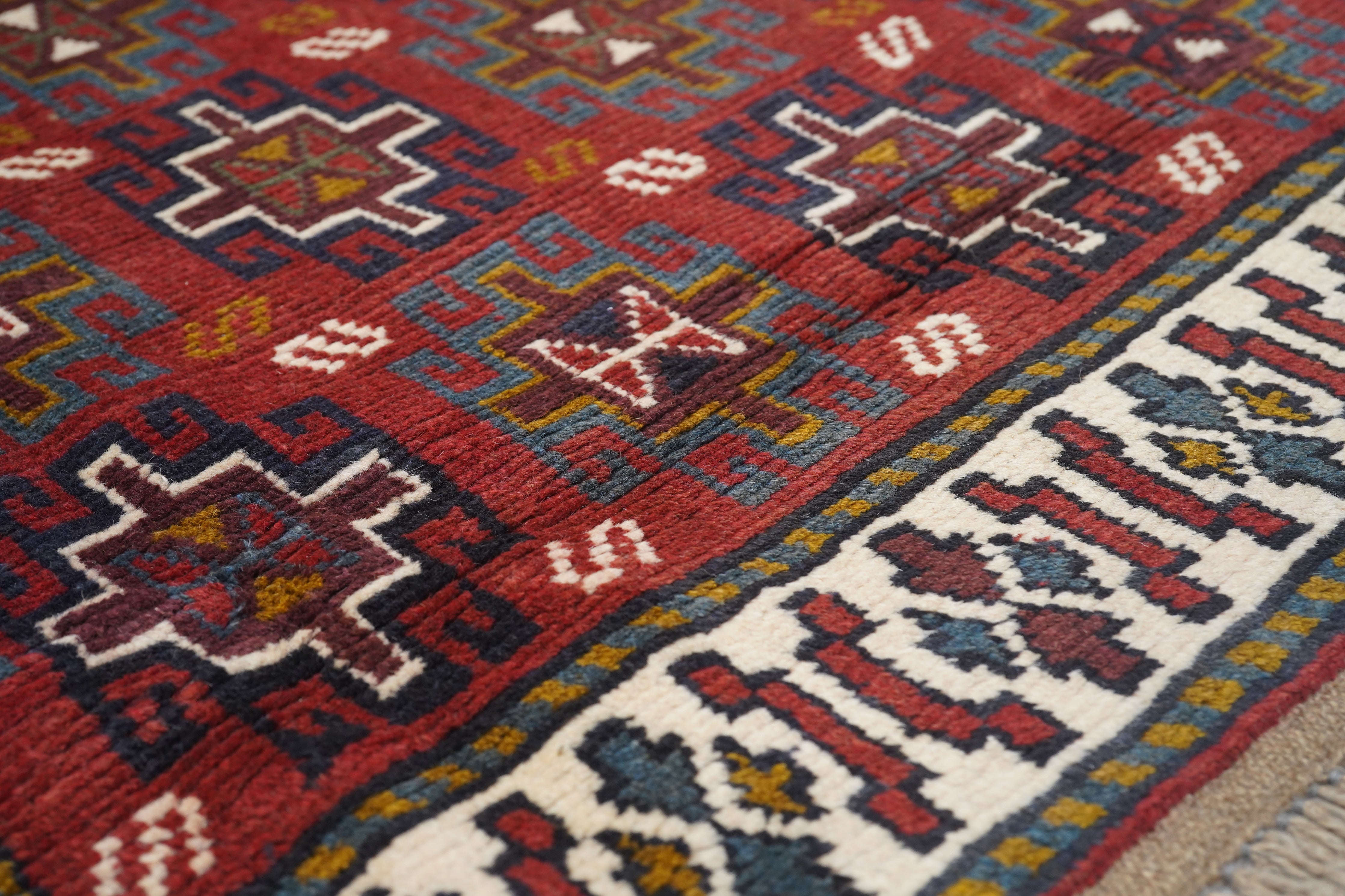 Caucasian Kazak Rug 3'10'' x 5'9''