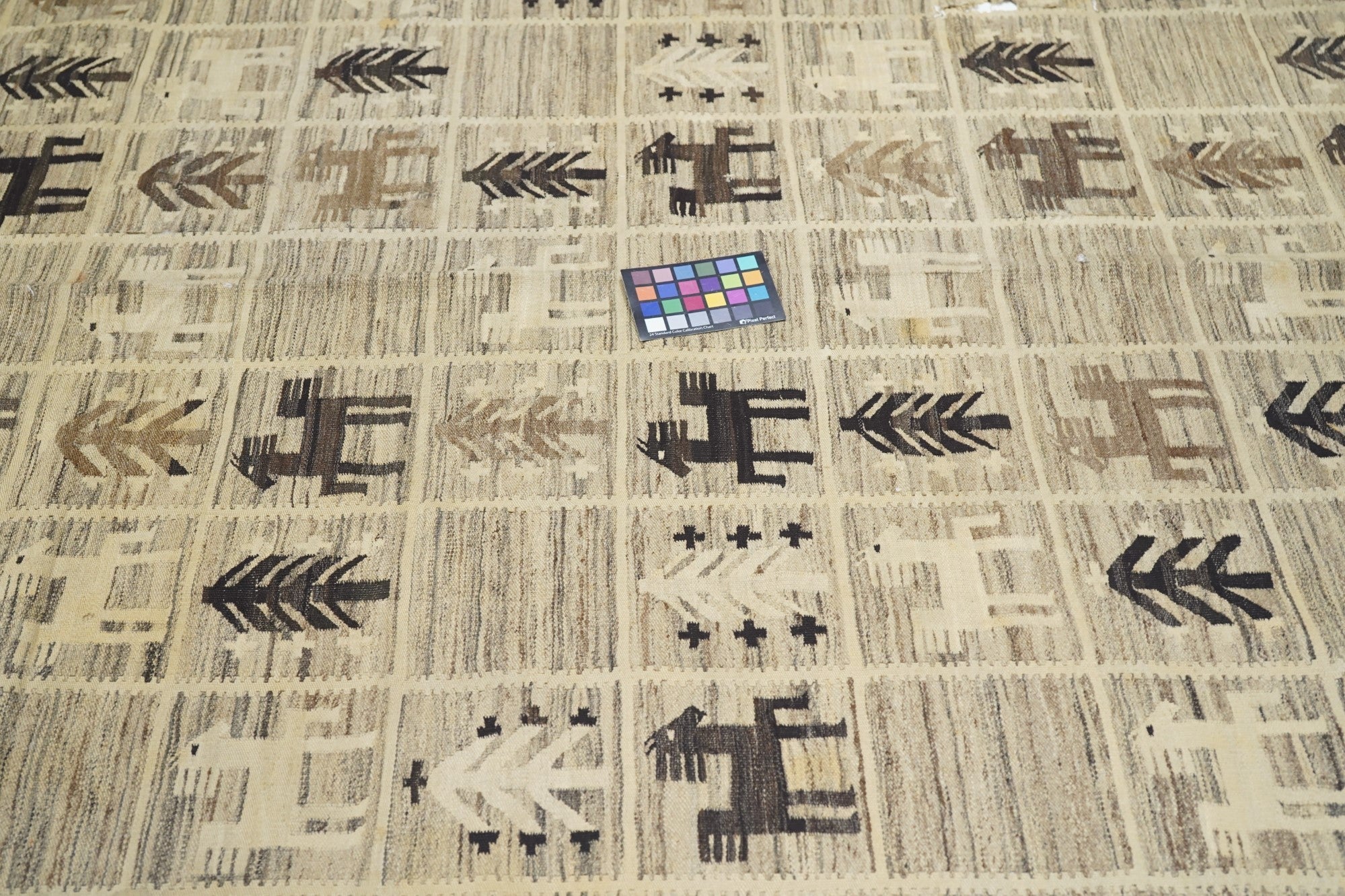 Antique Turkish Kilim Rug 5'7'' x 6'10''