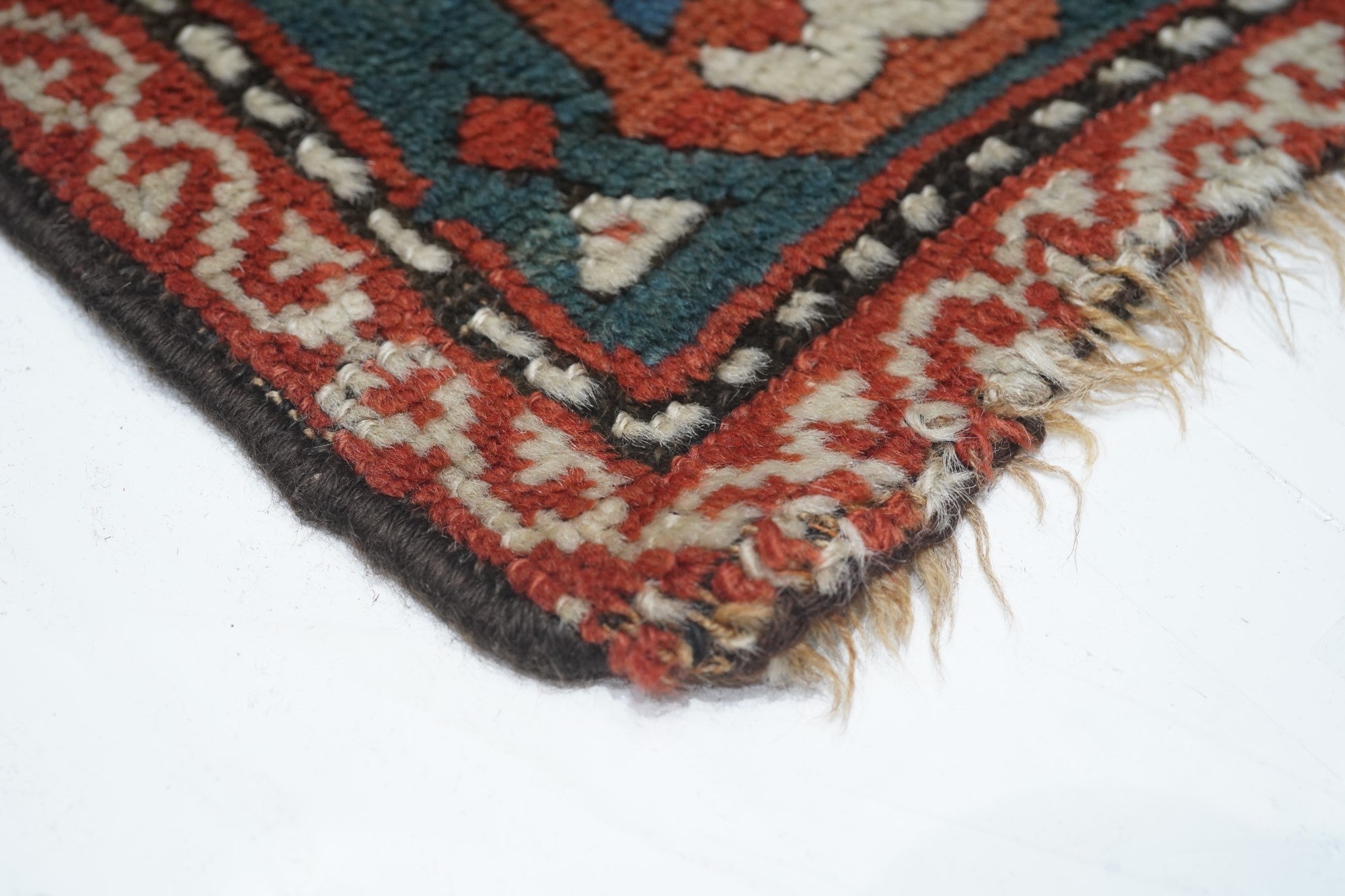 Antique Caucasian Kazak Rug 4'0" x 9'5''