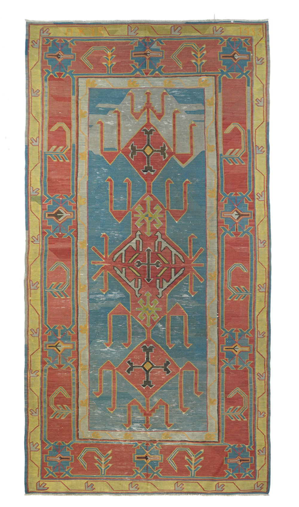 Antique Kilim Rug 4'9'' x 8'9''
