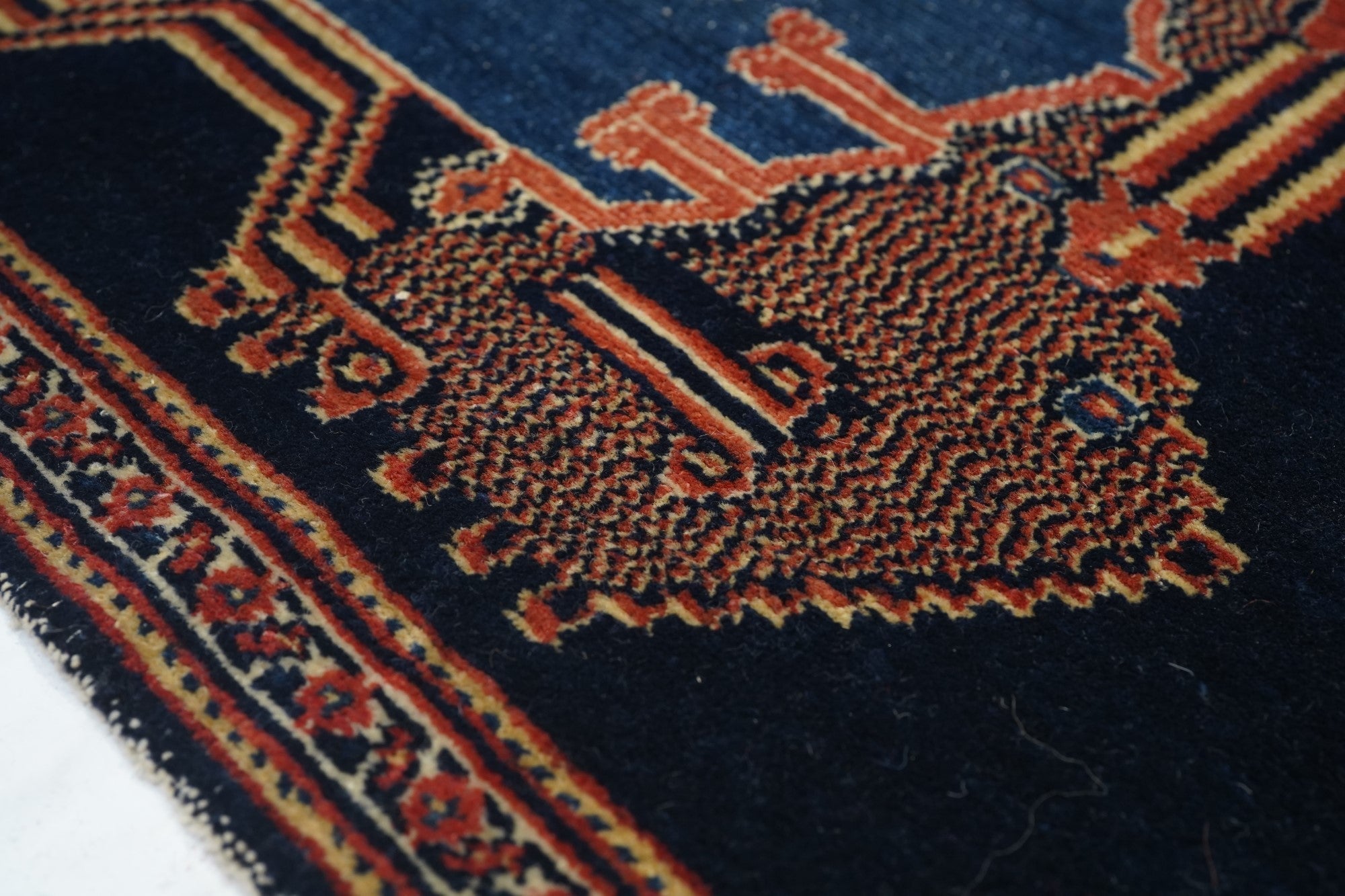 Antique Senneh Rug 1'9'' x 2'10''