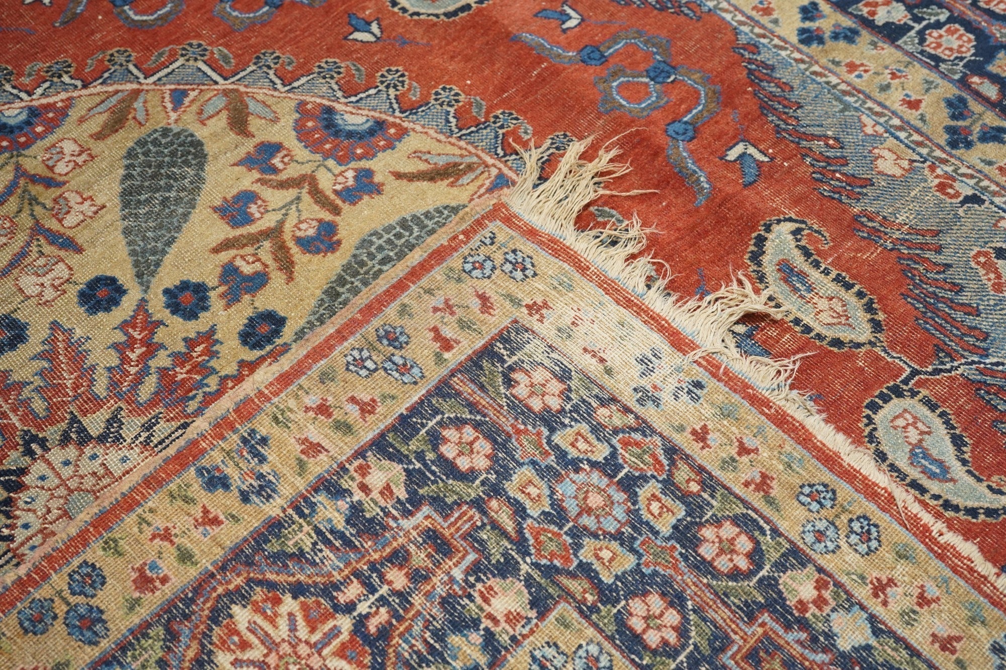 Antique Tabriz Rug 7'4'' x 10'6''