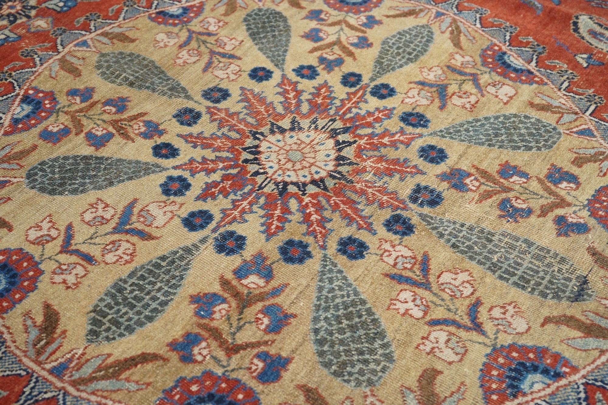 Antique Tabriz Rug 7'4'' x 10'6''