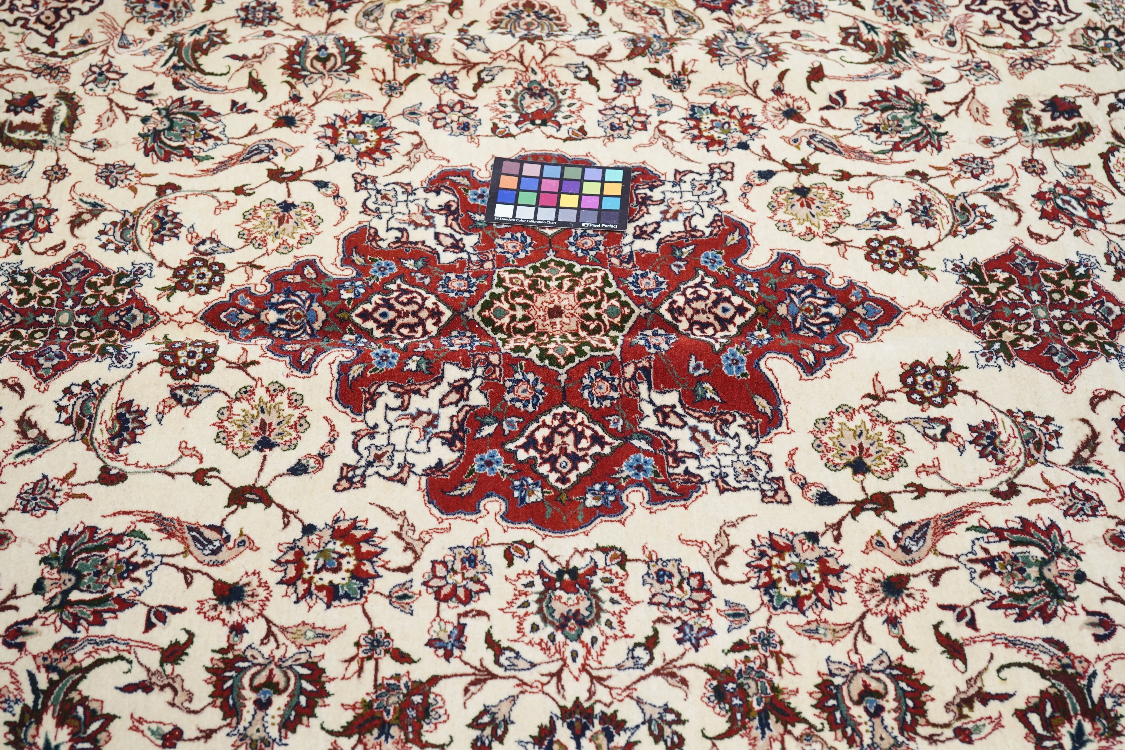 Antique Isfahan Rug 6'7'' x 9'8''