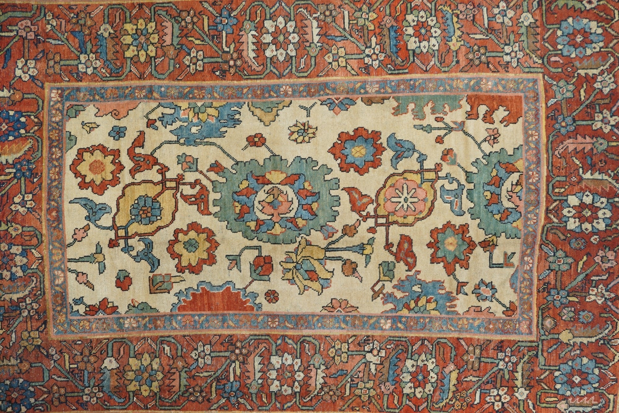 Antique Sultanabad Rug 6'8'' x 10'3''
