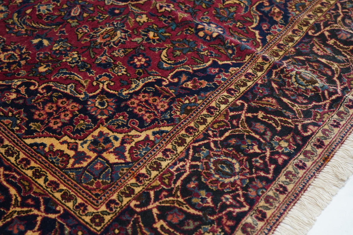 Vintage Kashan Rug 4'4'' x 6'7''