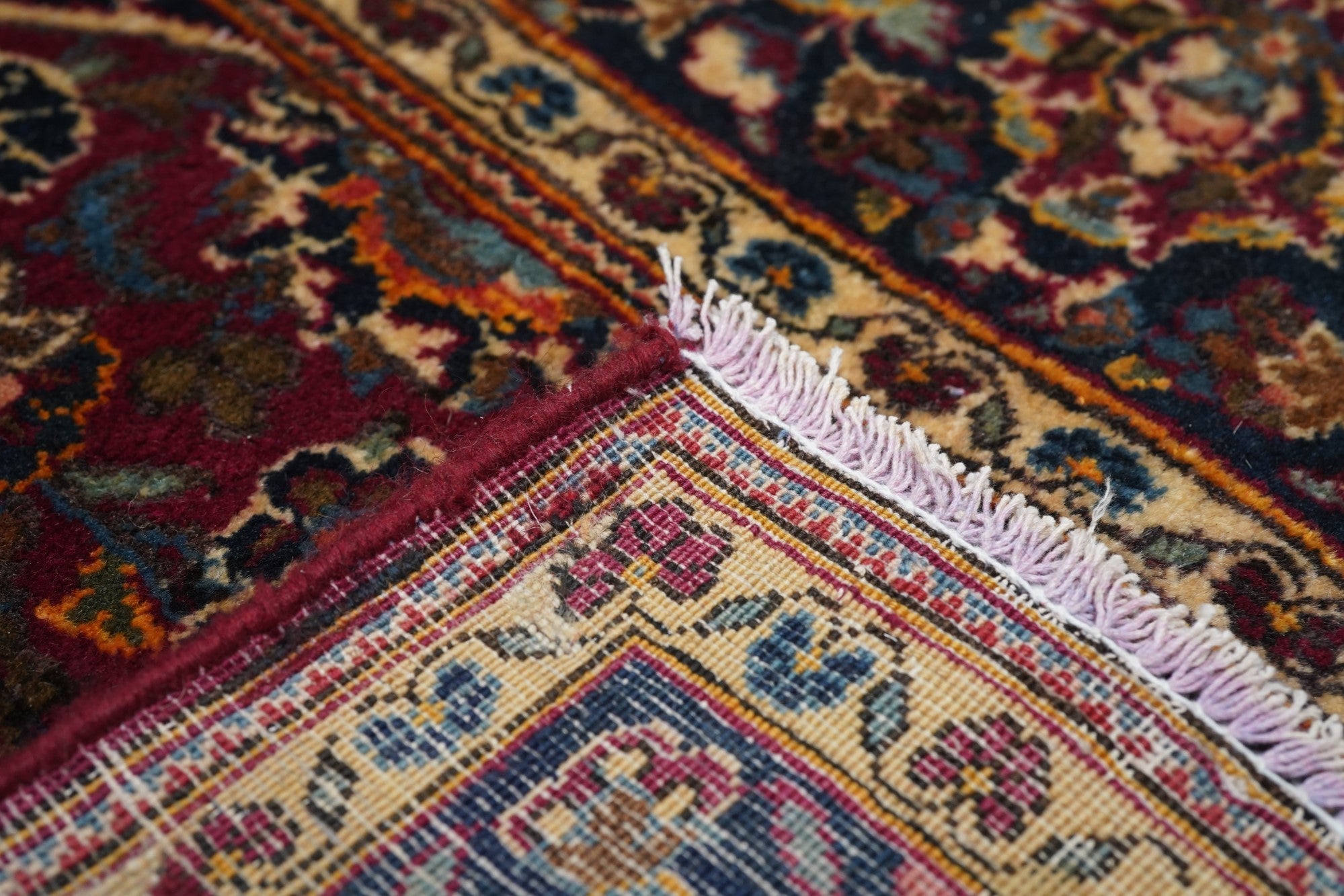 Vintage Kashan Rug 4'3'' x 6'6''