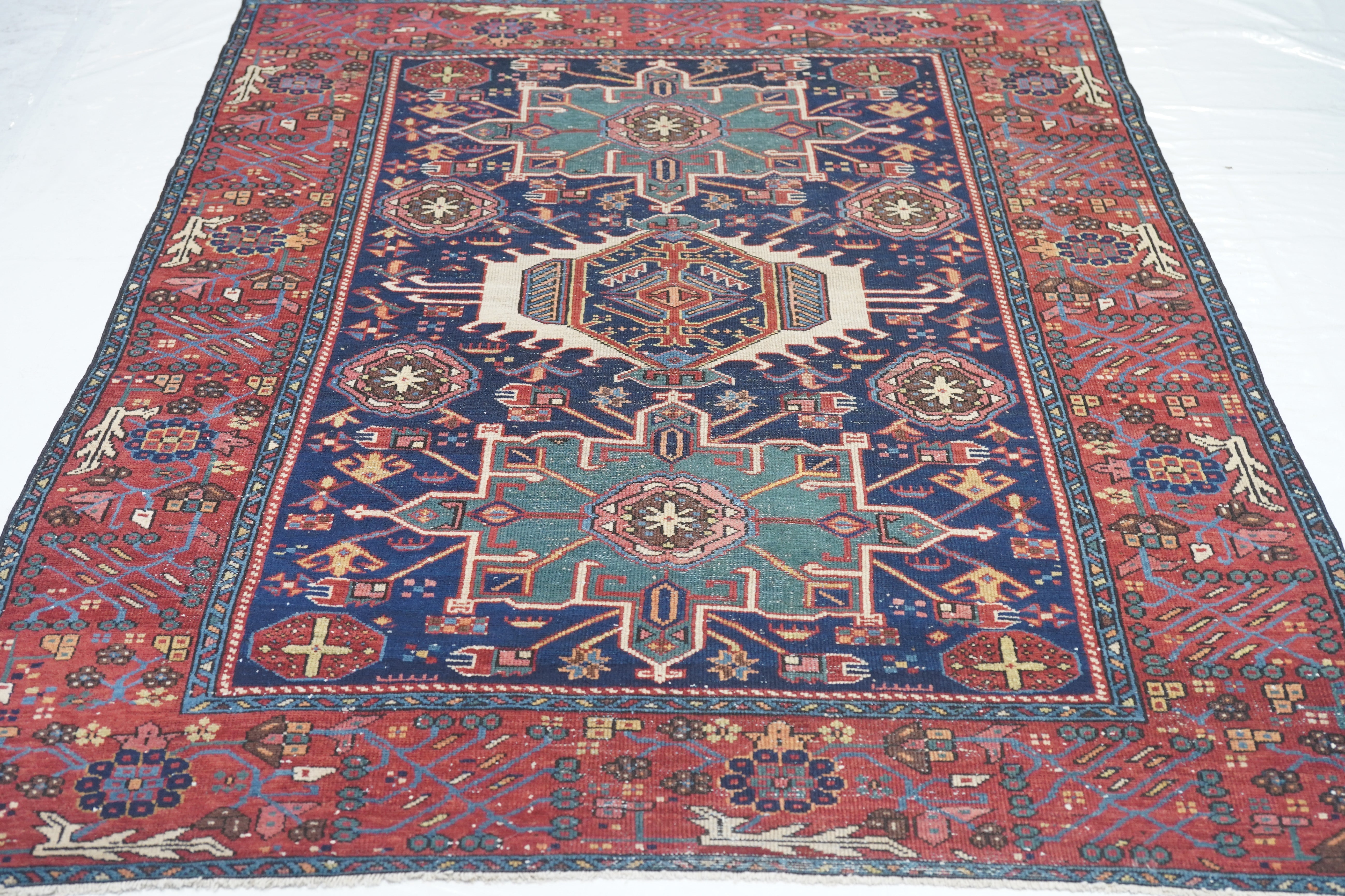 Antique Karajeh Rug 4'10'' x 6'3''