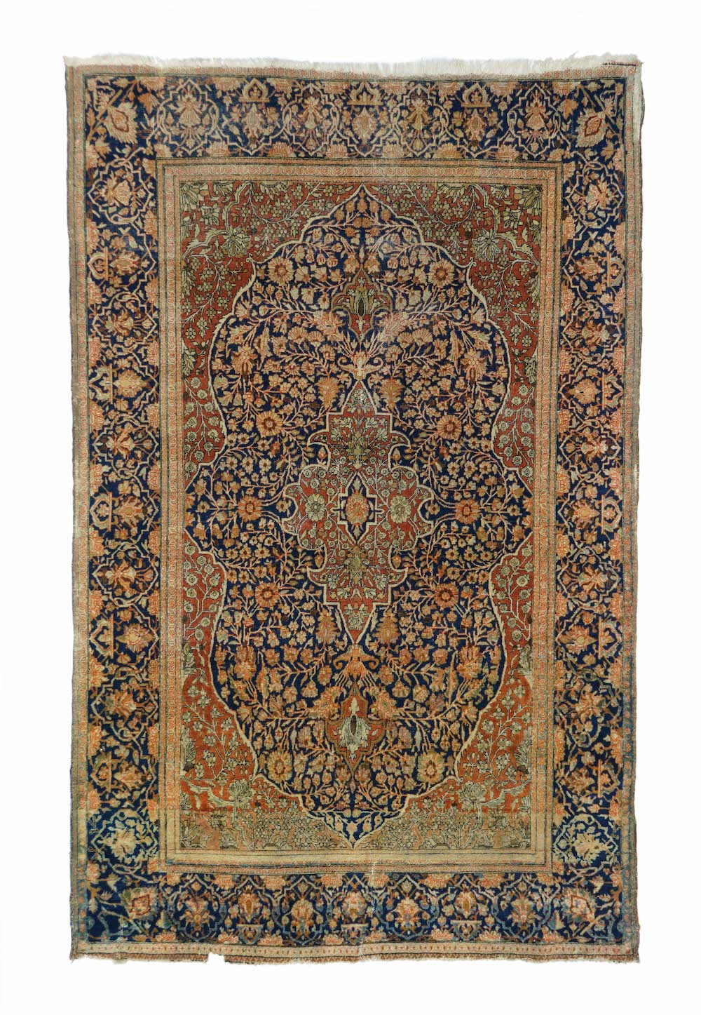 Antique Kashan Rug 4'3'' x 6'9''
