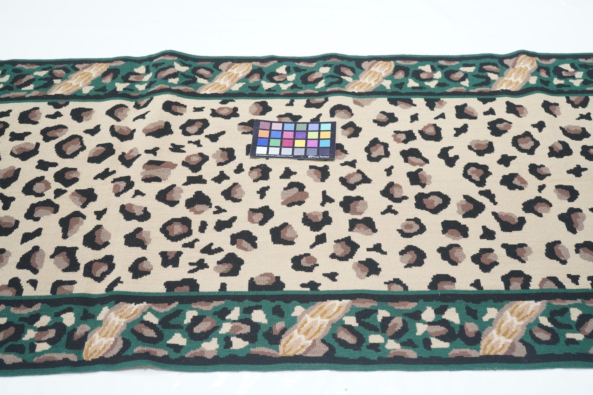 Hand Knotted Needle Point Wool Rug 2'5'' x 10'0"