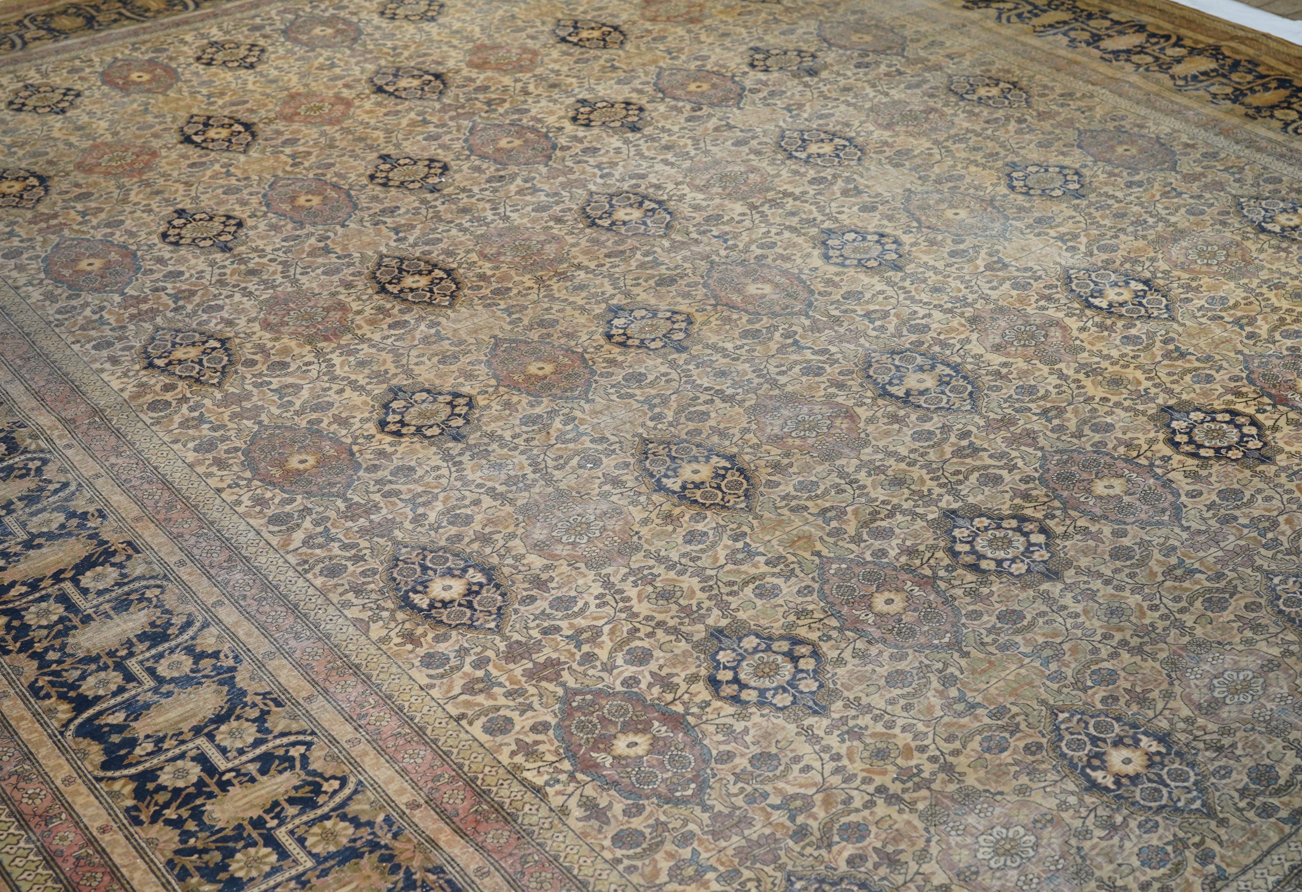 Antique Kashan Rug 10'3'' x 13'6''