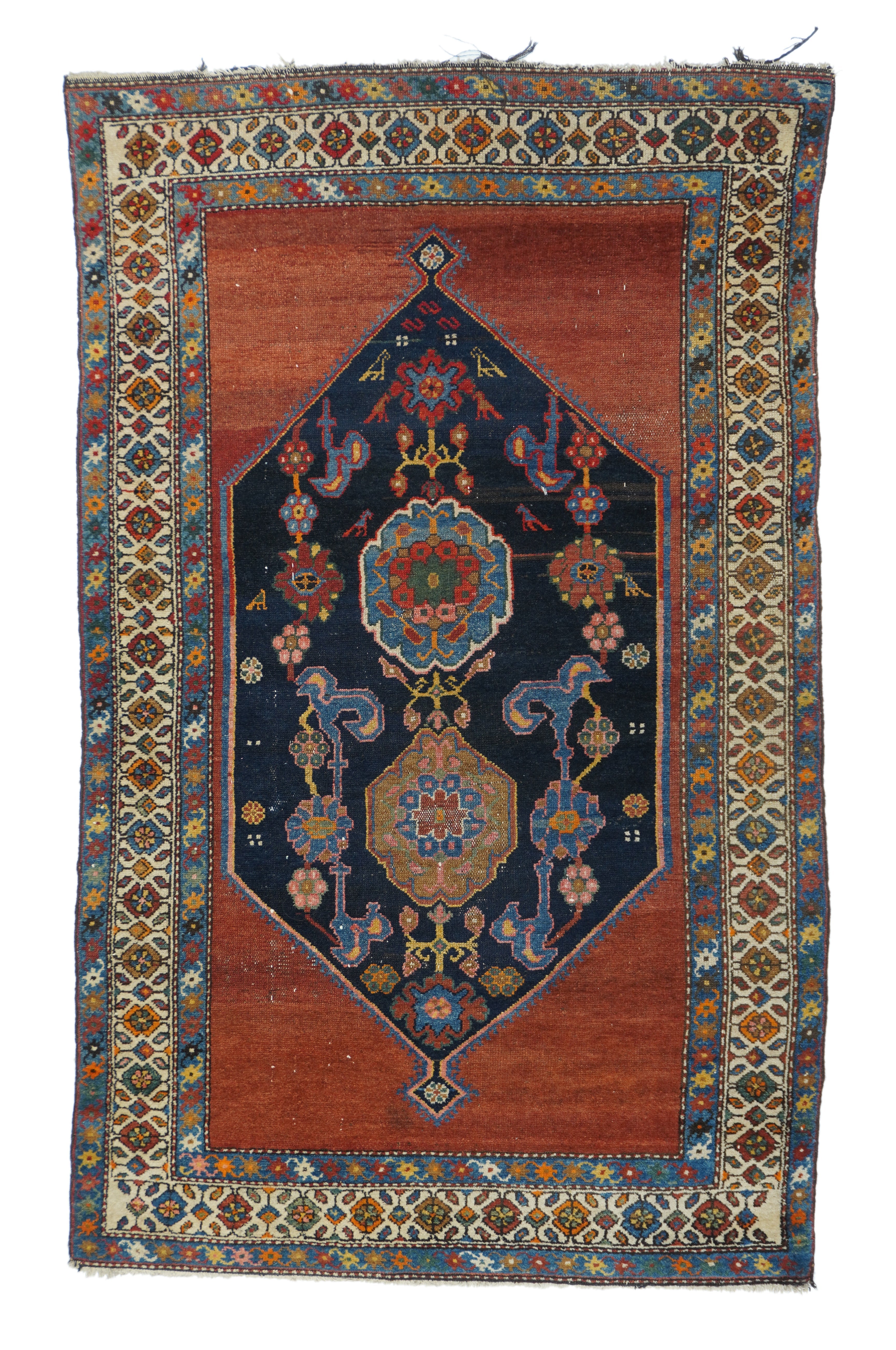 Antique Hamadan Rug 4'1'' x 5'7''