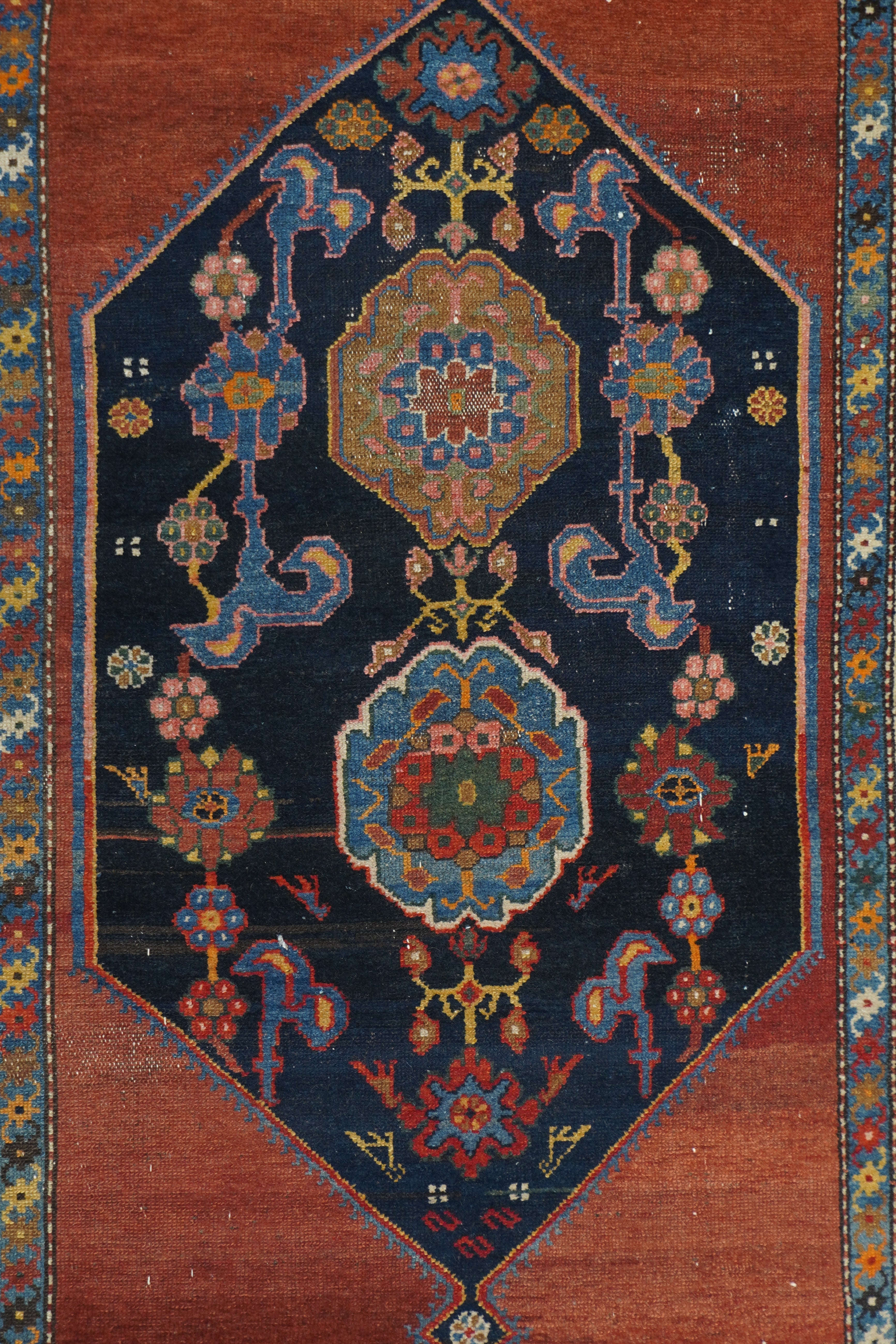 Antique Hamadan Rug 4'1'' x 5'7''