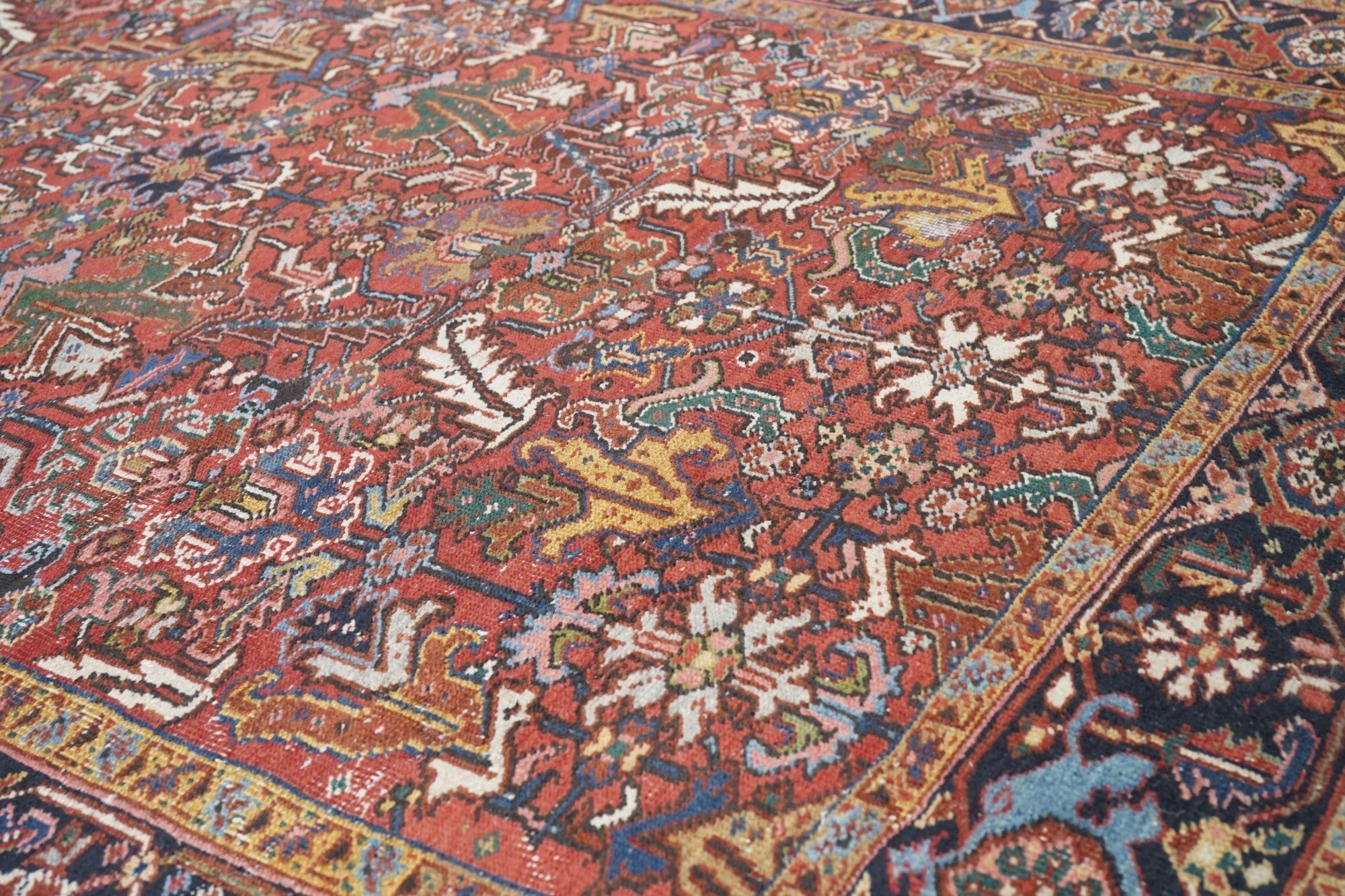 Vintage Heriz Rug 7'4'' x 10'8''