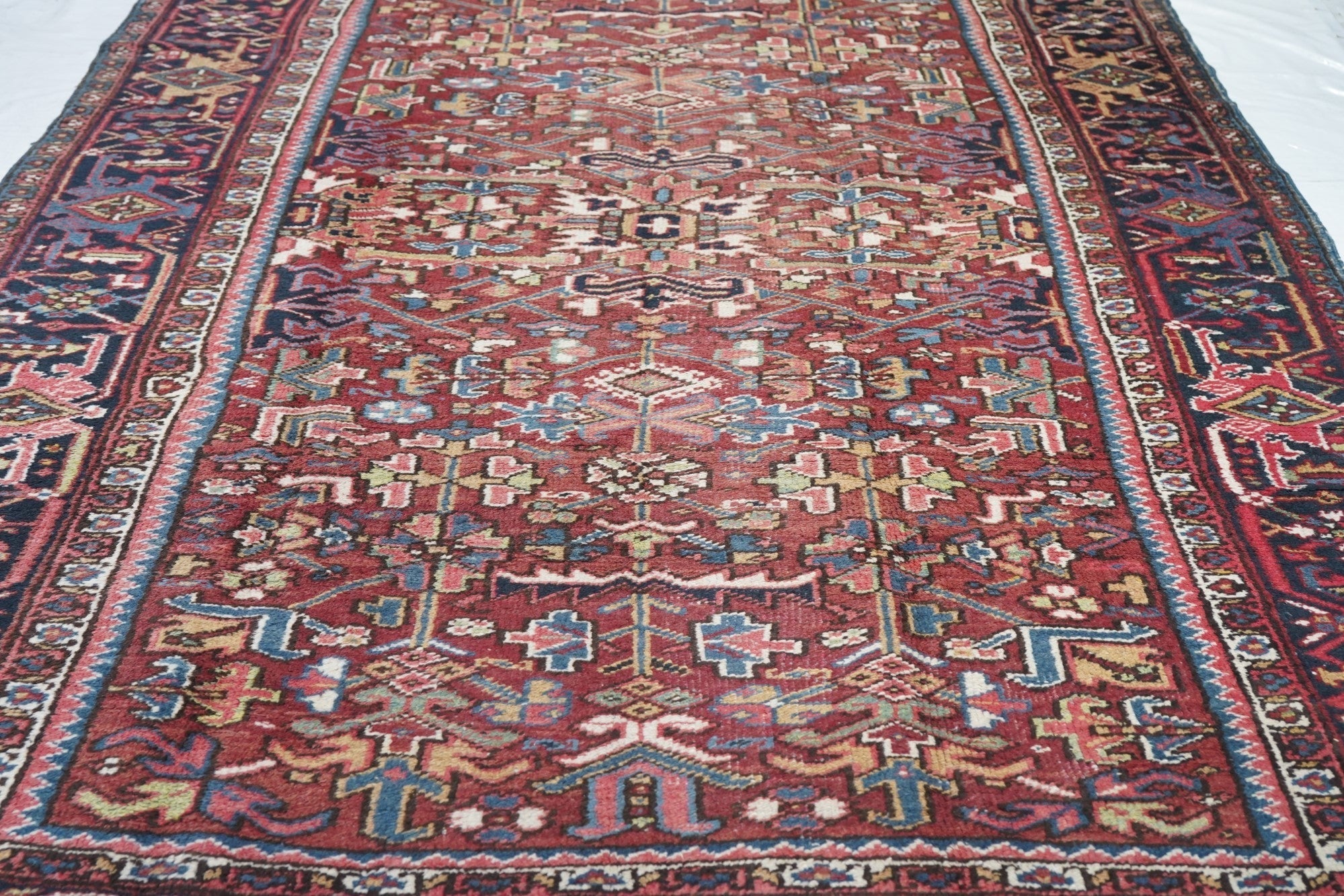 Vintage Heriz Rug 7'3'' x 10'9''