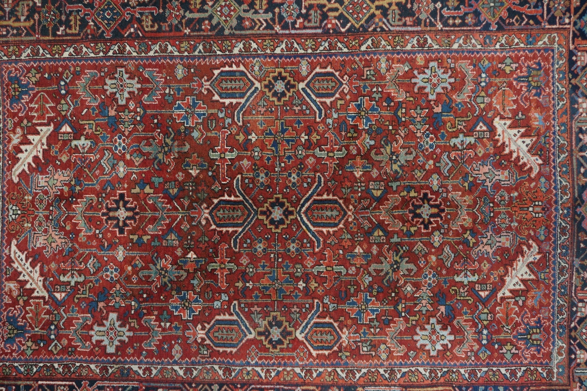 Vintage Heriz Rug 7'5'' x 10'6''