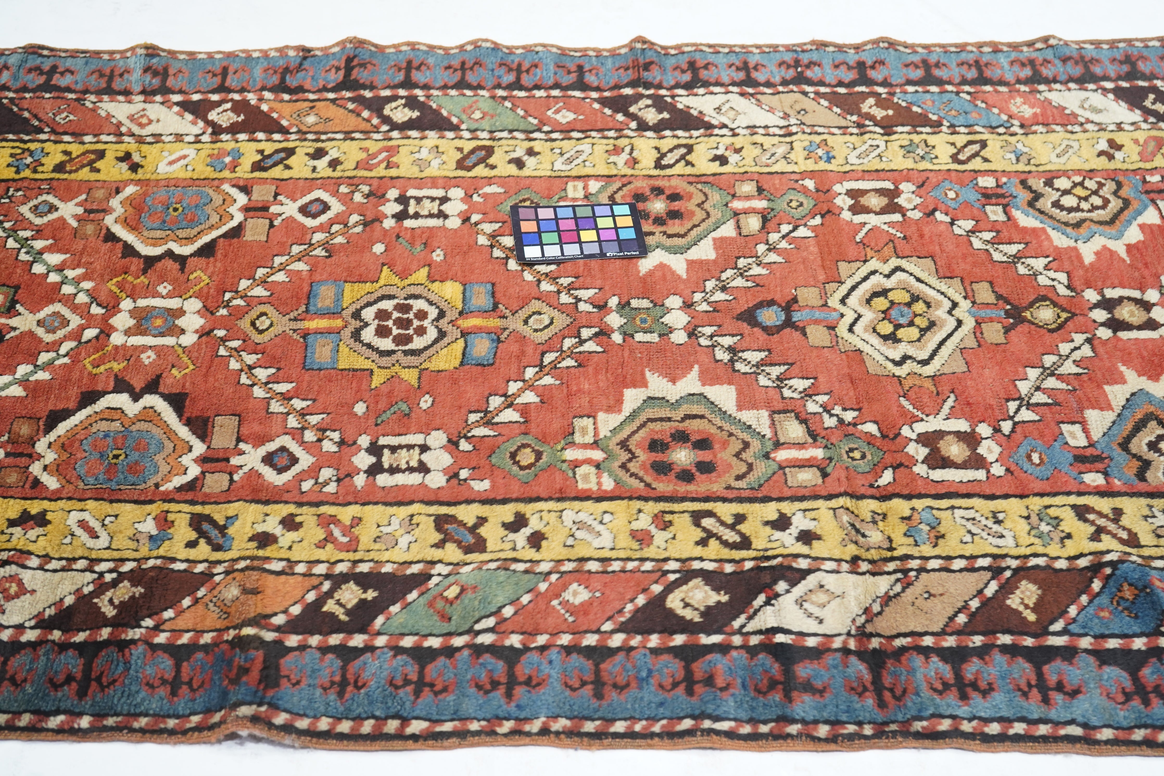 Antique Caucasian Kazak Rug 3'8'' x 8'1''