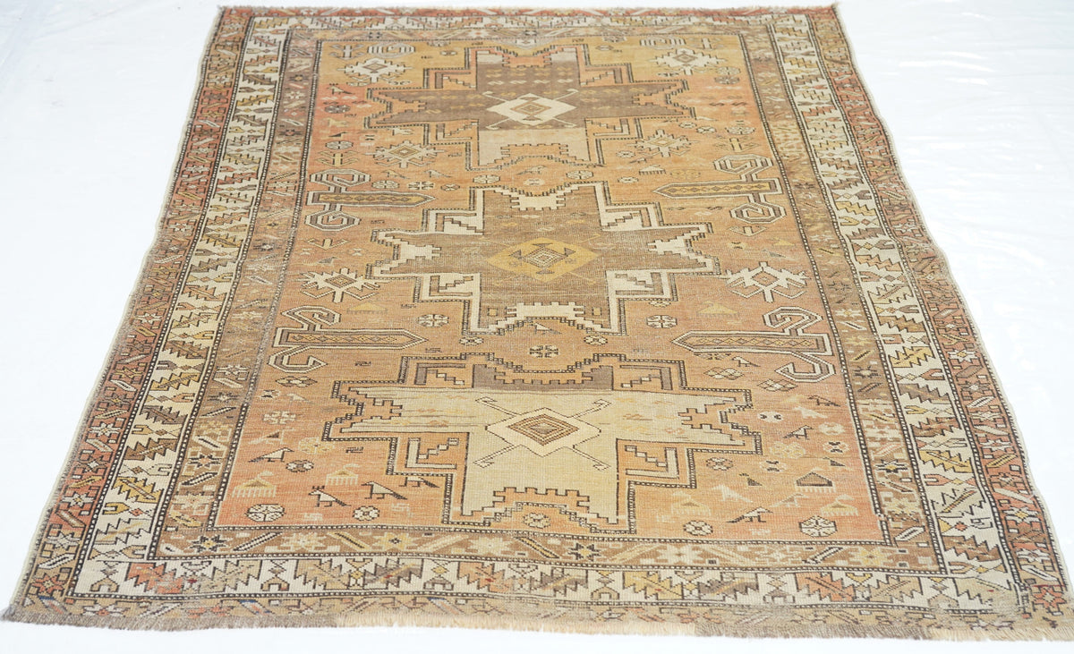 Antique Caucasian Shirvan Rug 3'11'' x 5'1''