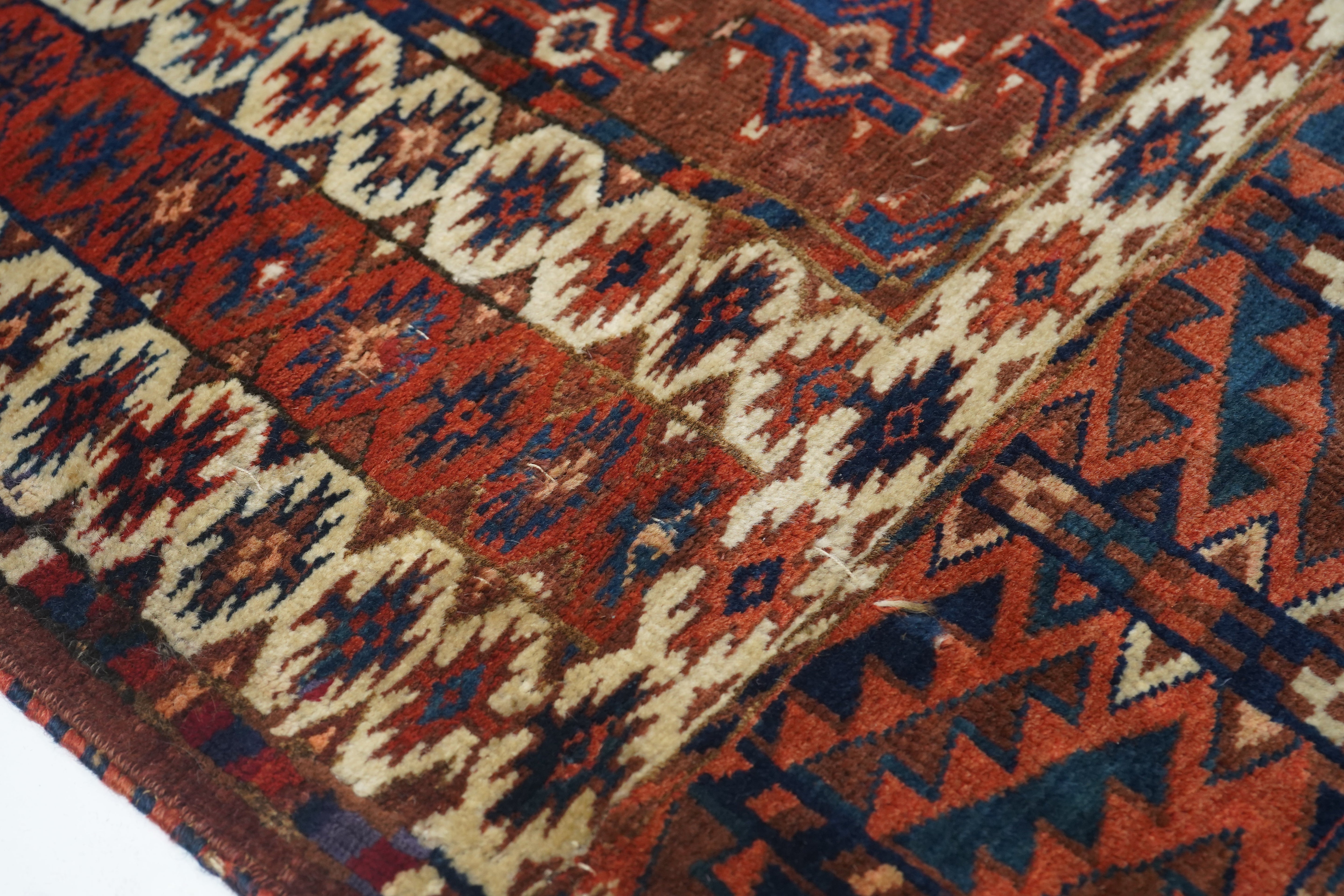 Antique Khachli Bokara Rug 4'2'' x 5'2''