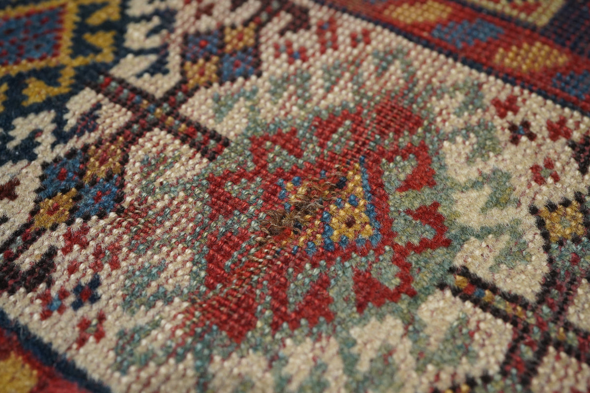 Antique Qashqai Rug 4'5'' x 7'7''