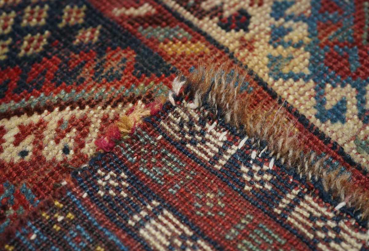Antique Qashqai Rug 4'5'' x 7'7''