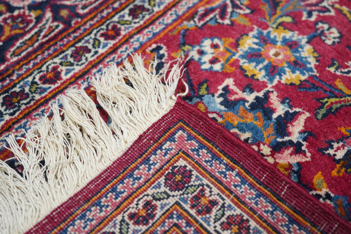 Vintage Kashan Rug 4'4'' x 6'8''