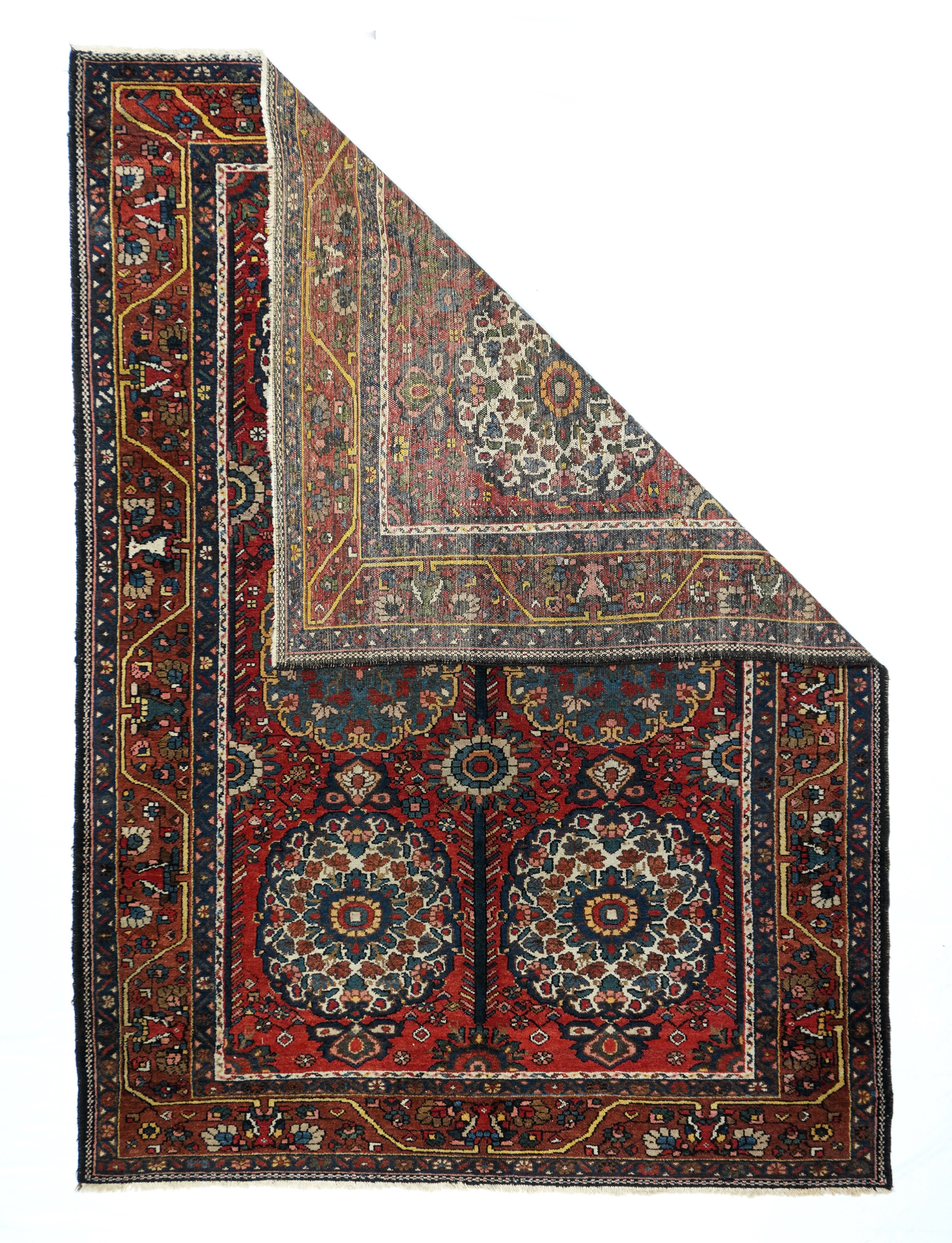 Vintage Bakhtiari Rug 5' 4'' x 7' 5''